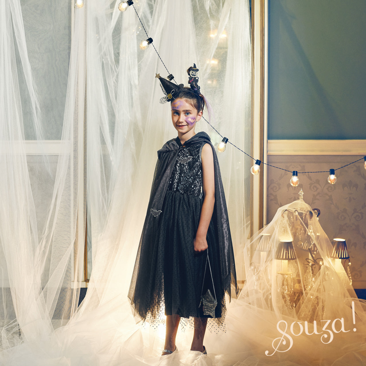 Mantello pipistrelli Halloween, Mathilde