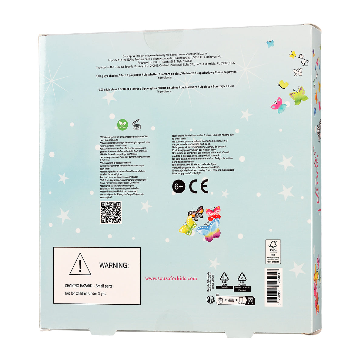 Butterfly Makeup Set