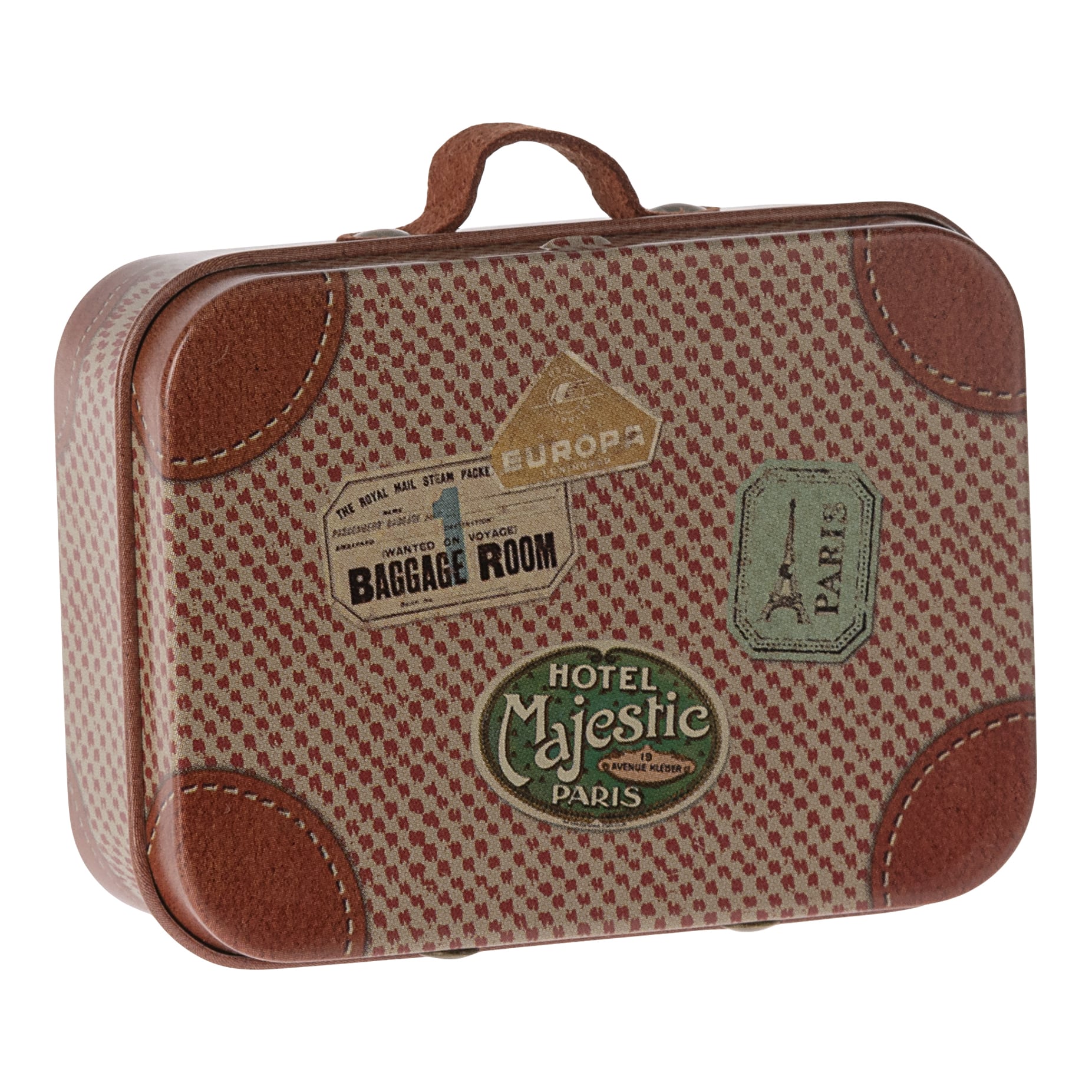 Valigia in metallo, Micro - Travel rosso | Maileg