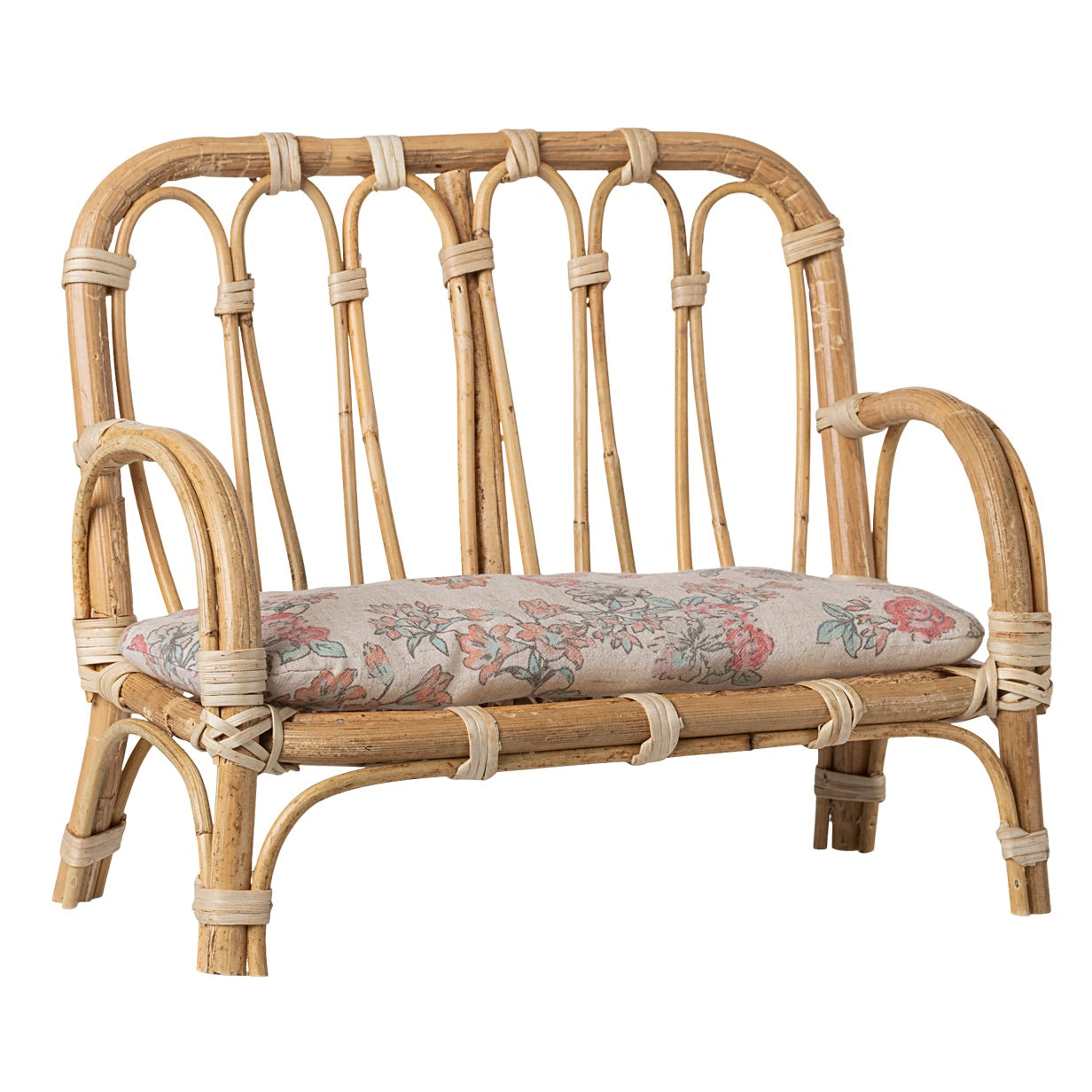 Rattan couch, Large - Nature