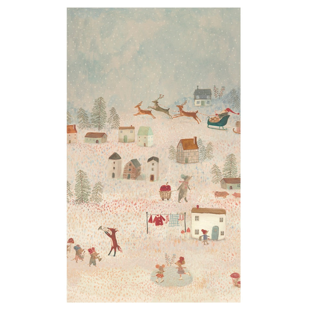 Gift wrap, 10 m - Santa is coming