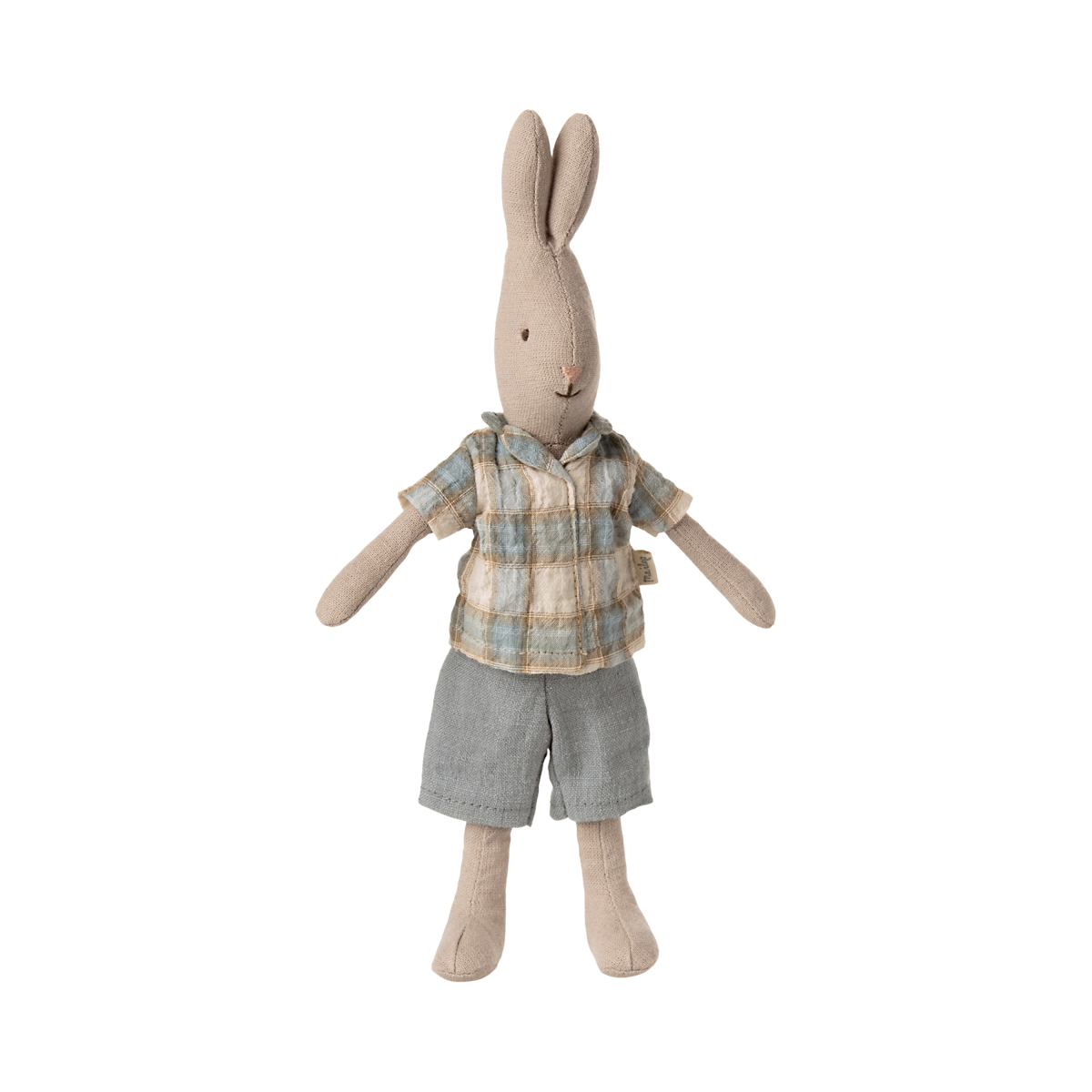 Coniglio Rabbit, Taglia 1 - Camicia quadretti e pantaloncini