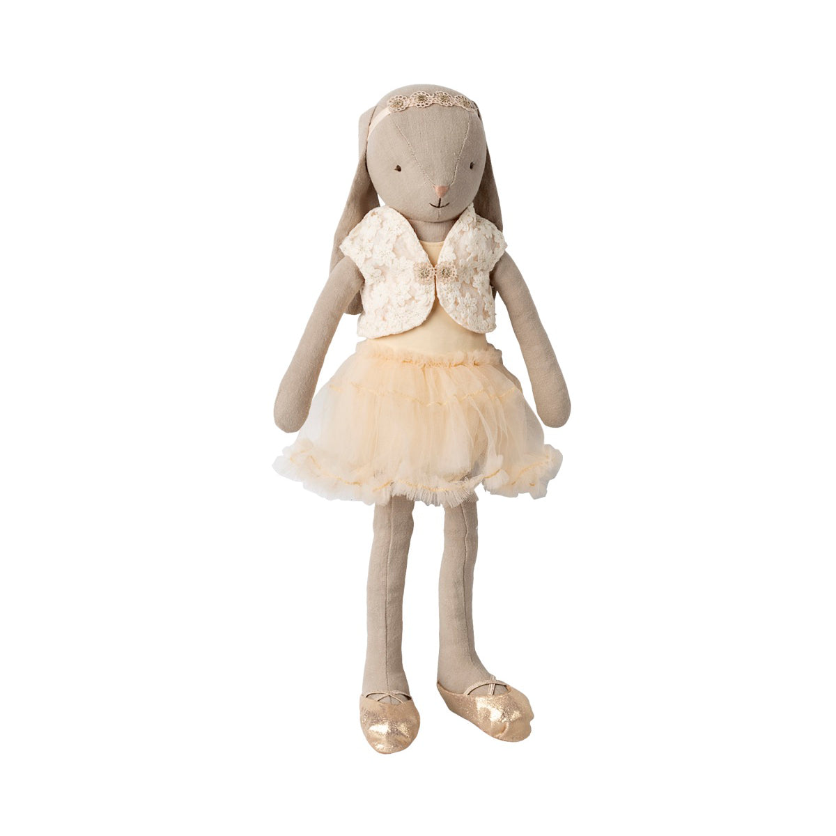 Coniglio Bunny, Taglia 3 - Tuta e gonna da ballerina panna