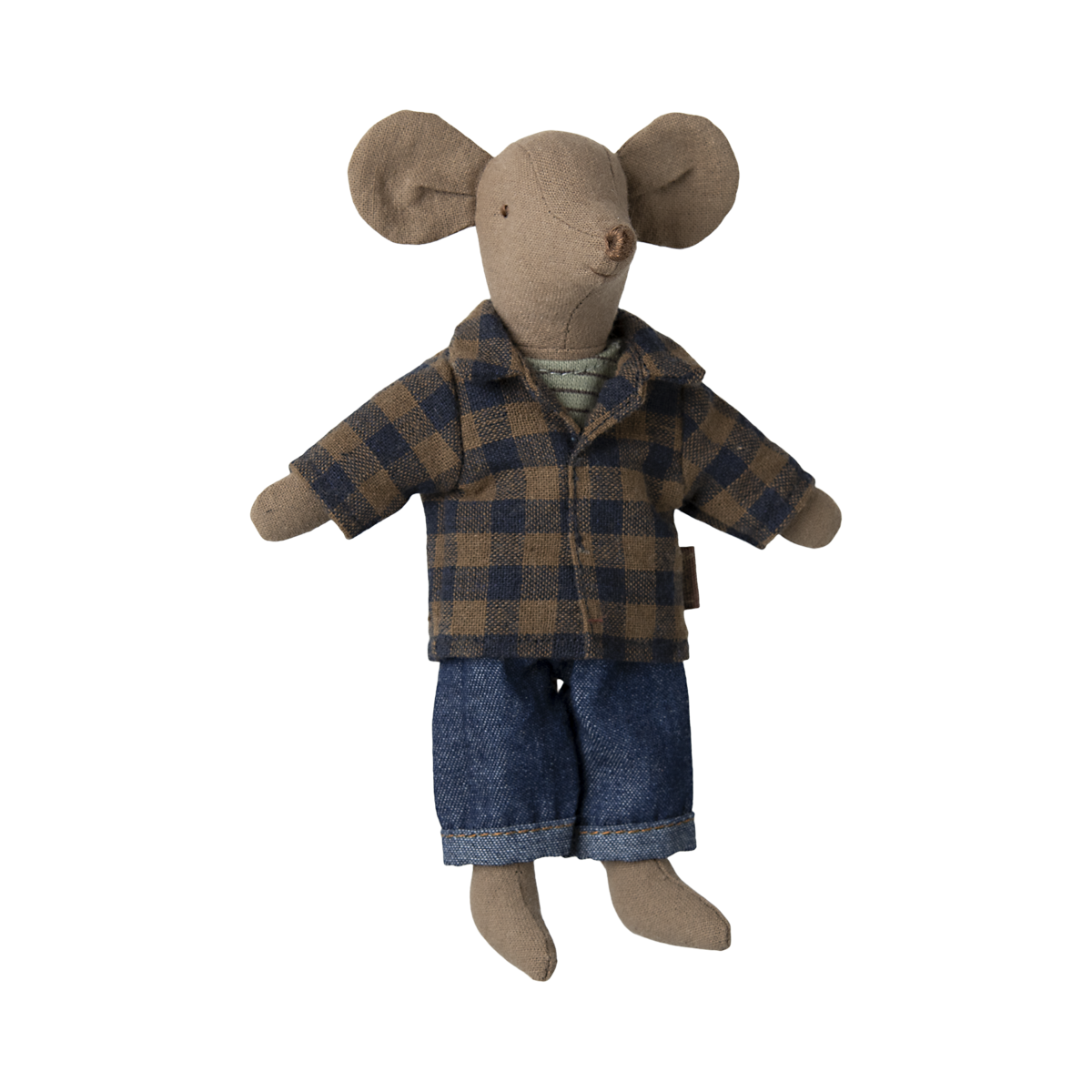 Clothes for daddy mouse, Plaid shirt and pants