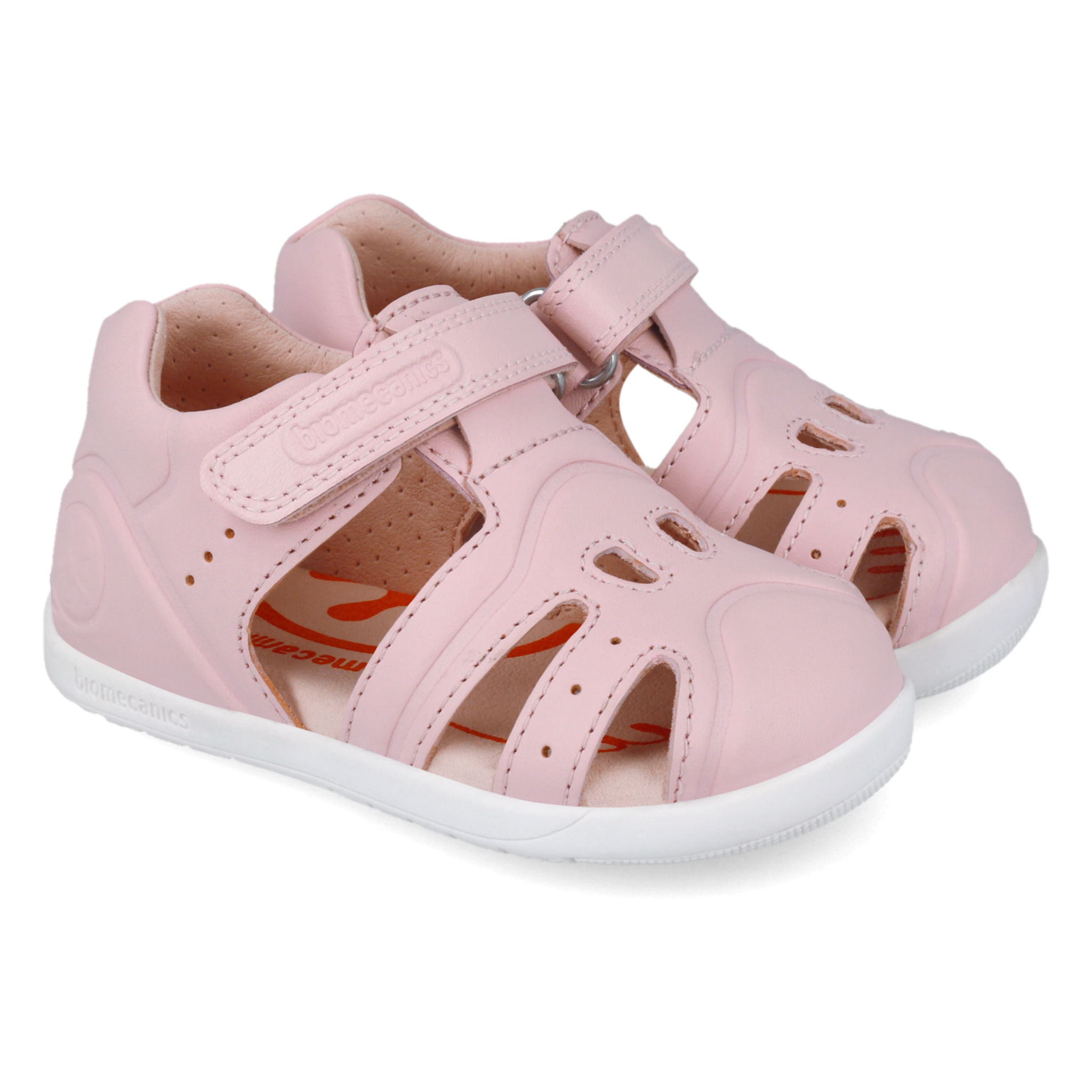 Wider (wide feet) leather sandals, Pink