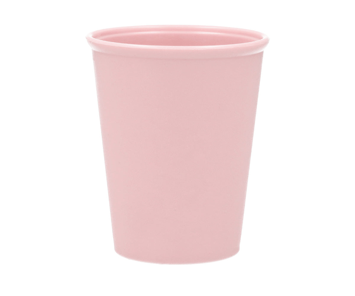 Bicchiere in plastica rosa