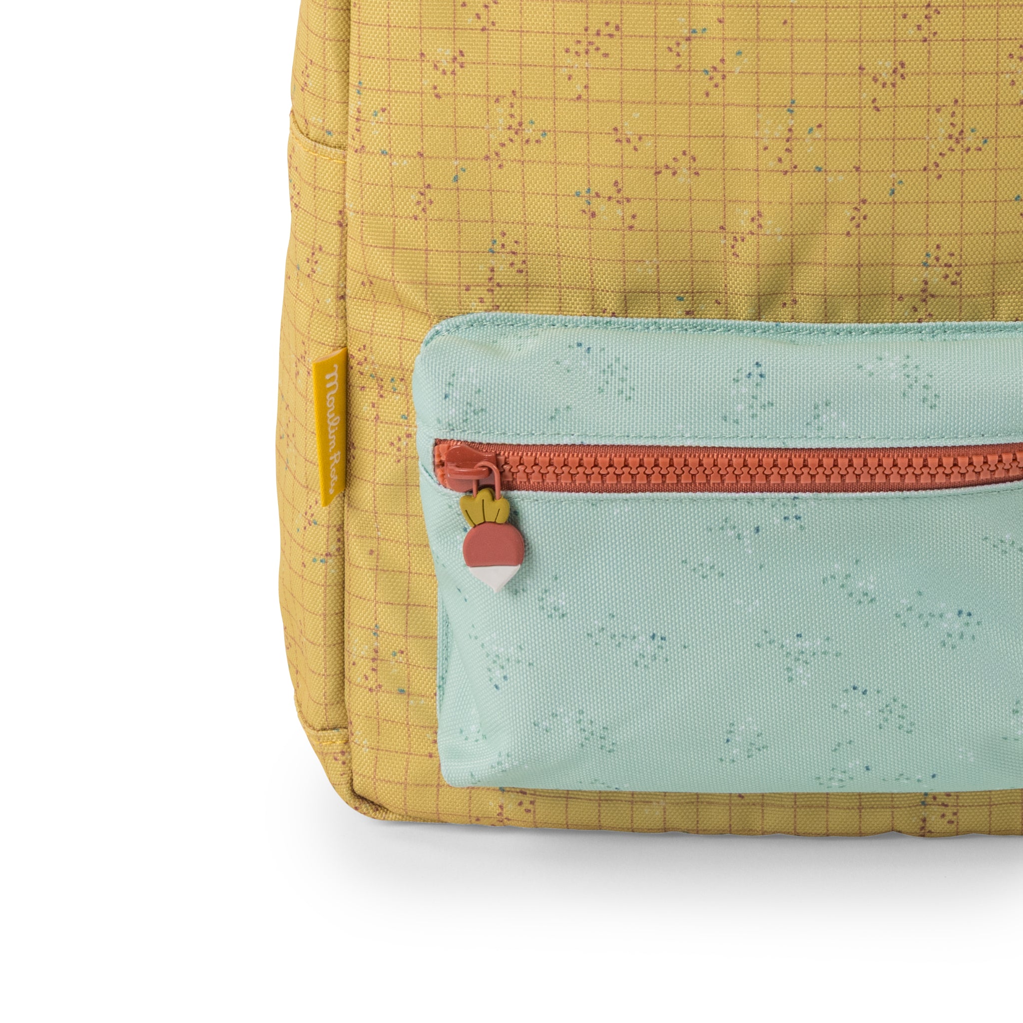 Water-repellent backpack Ochre