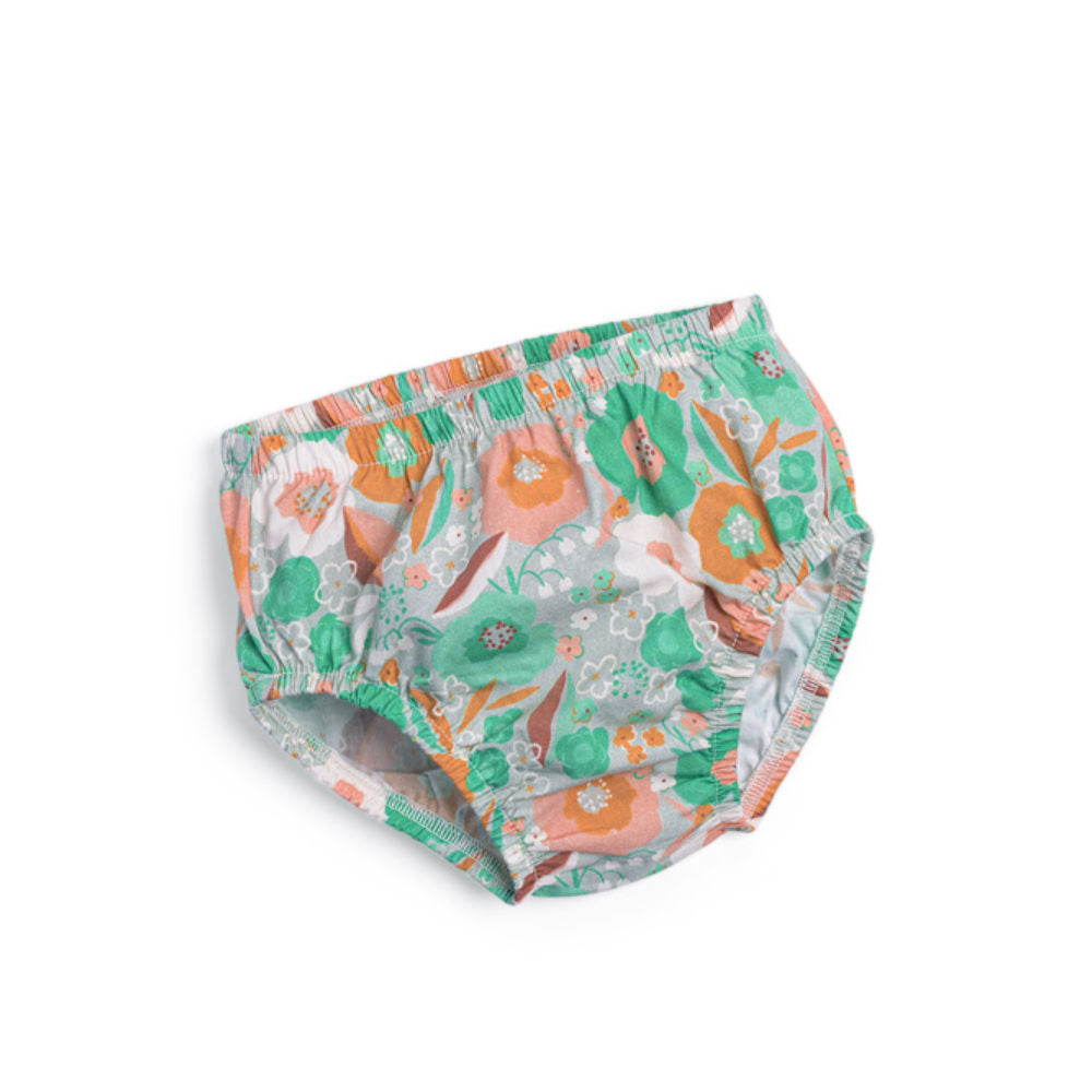 Organic cotton flower nappy cover, Judith