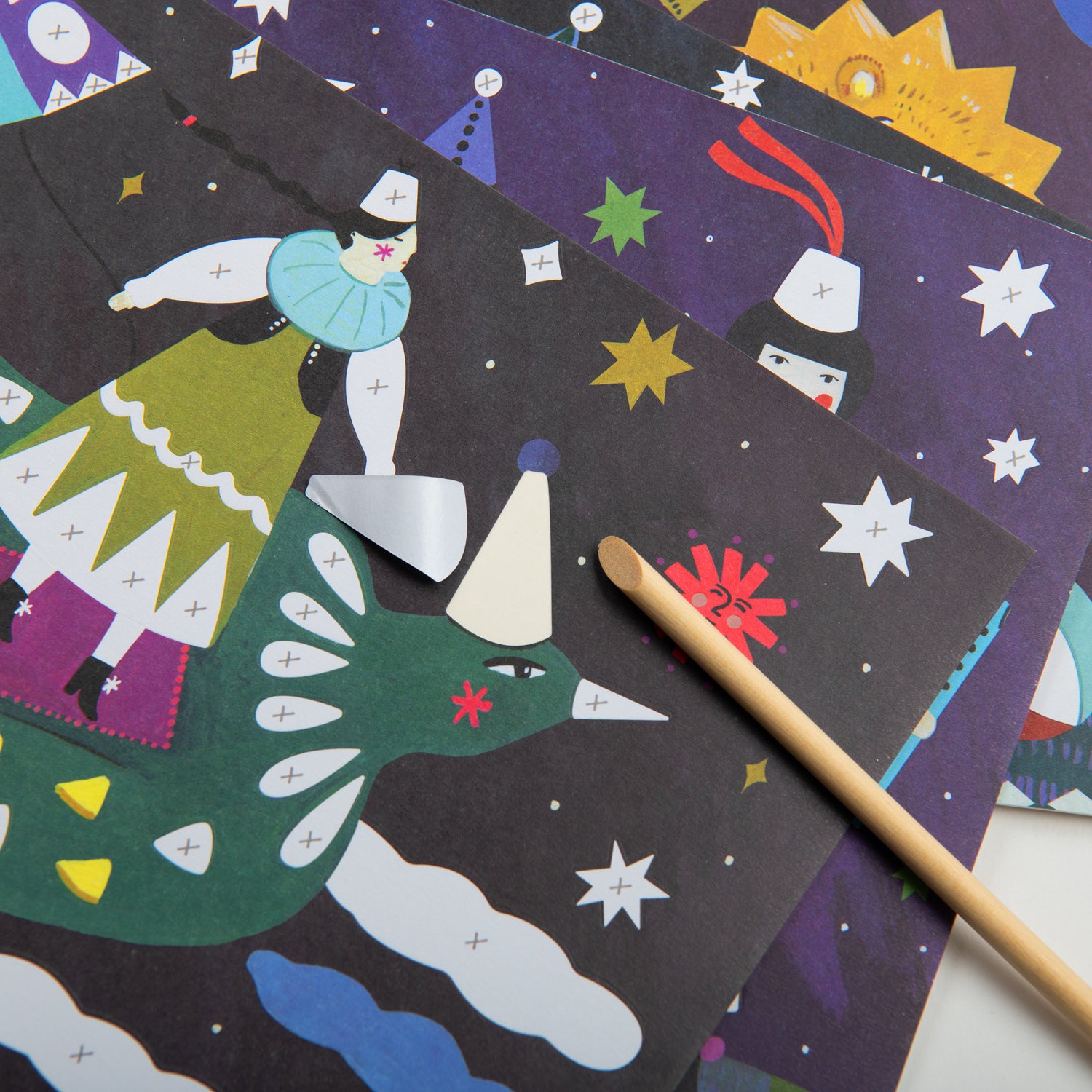 Carte fantastiche, Le comete filanti