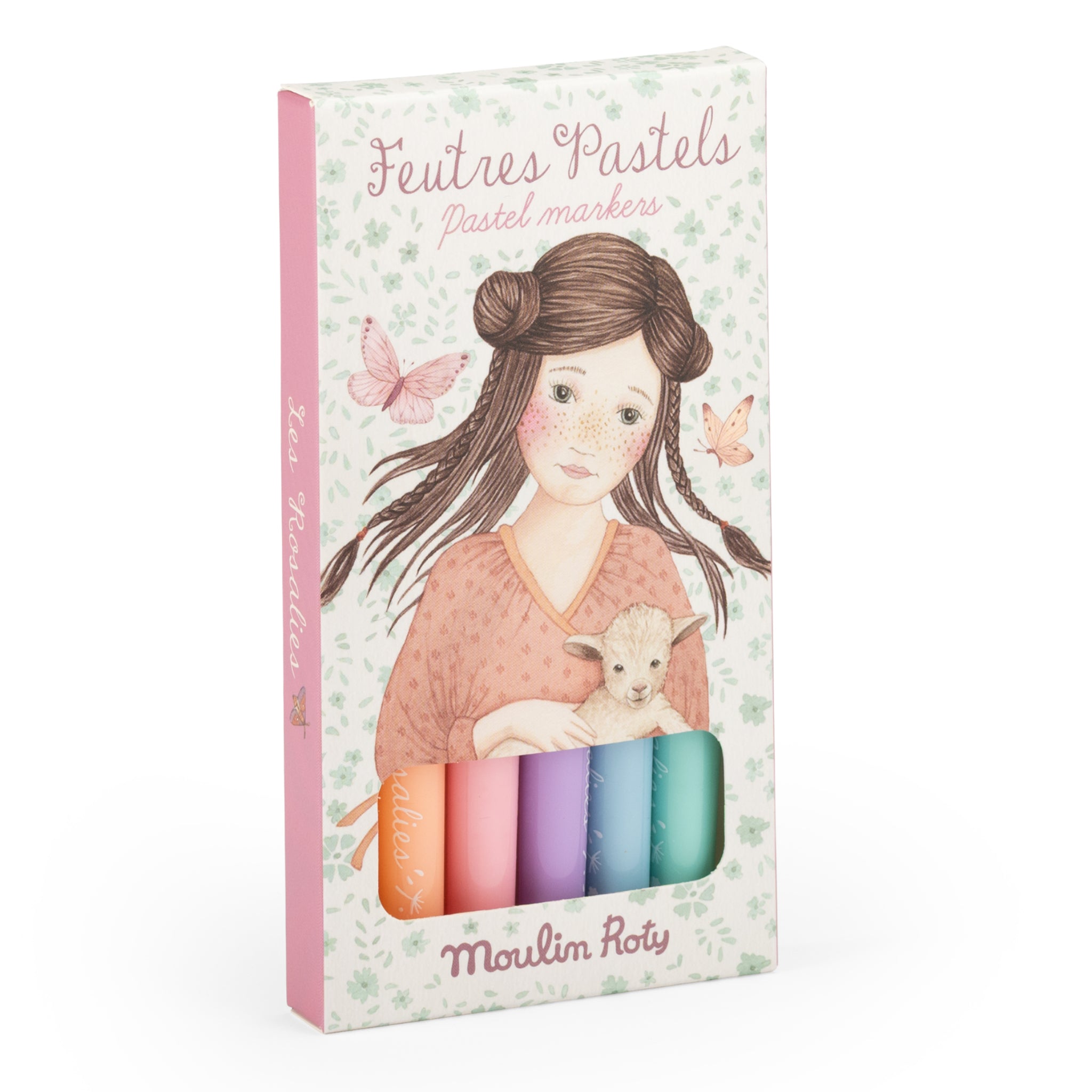 Set of 6 pastel markers