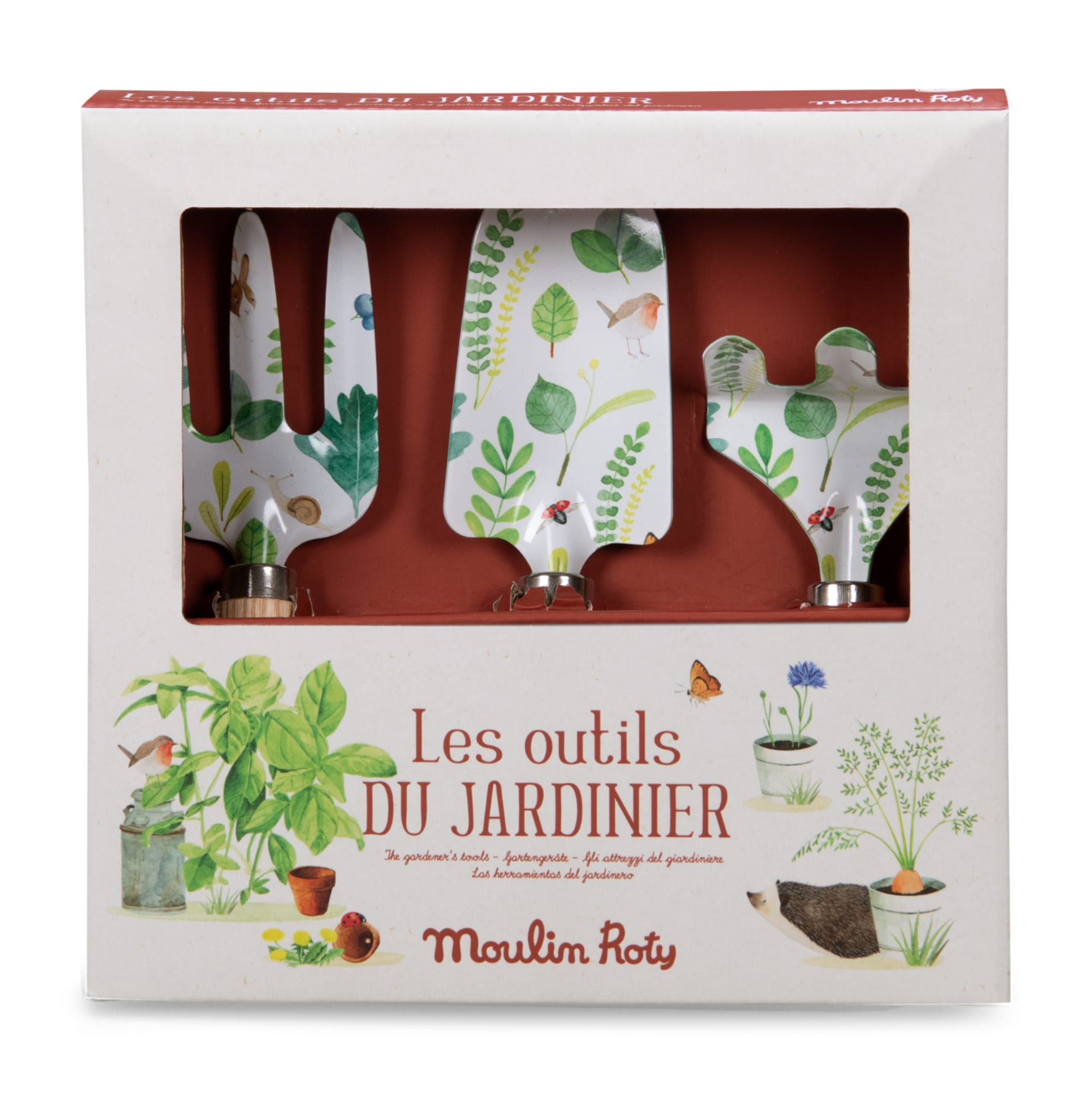 Set 3 attrezzi del giardiniere per bambini