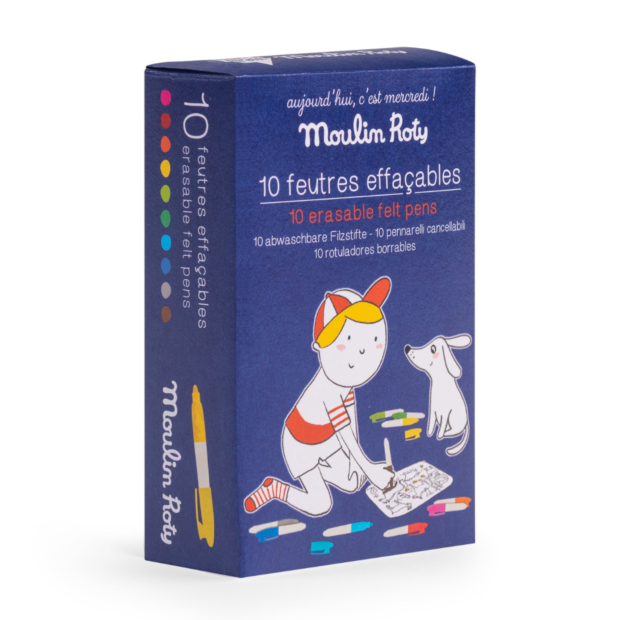 Set of 10 SuperPetit erasable markers