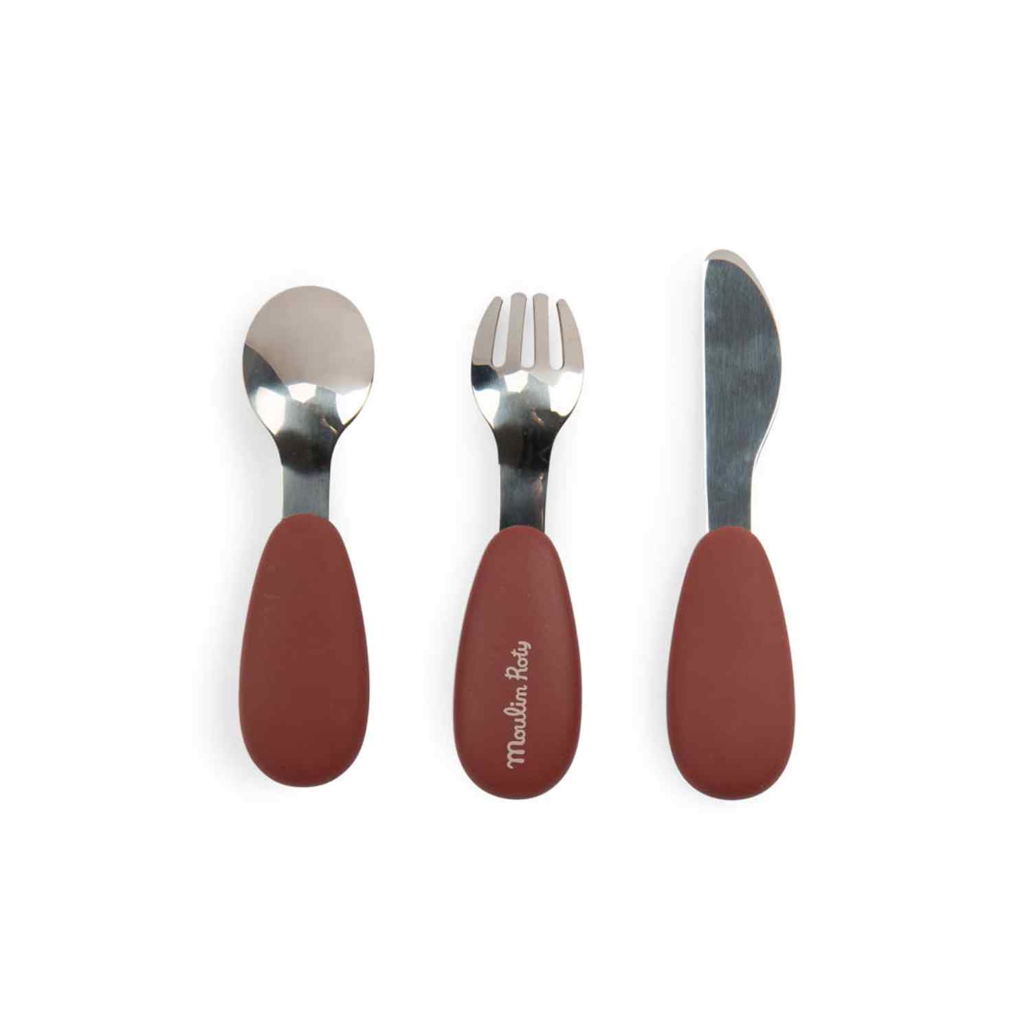 Set posate in silicone e acciaio inox, Dopo la pioggia