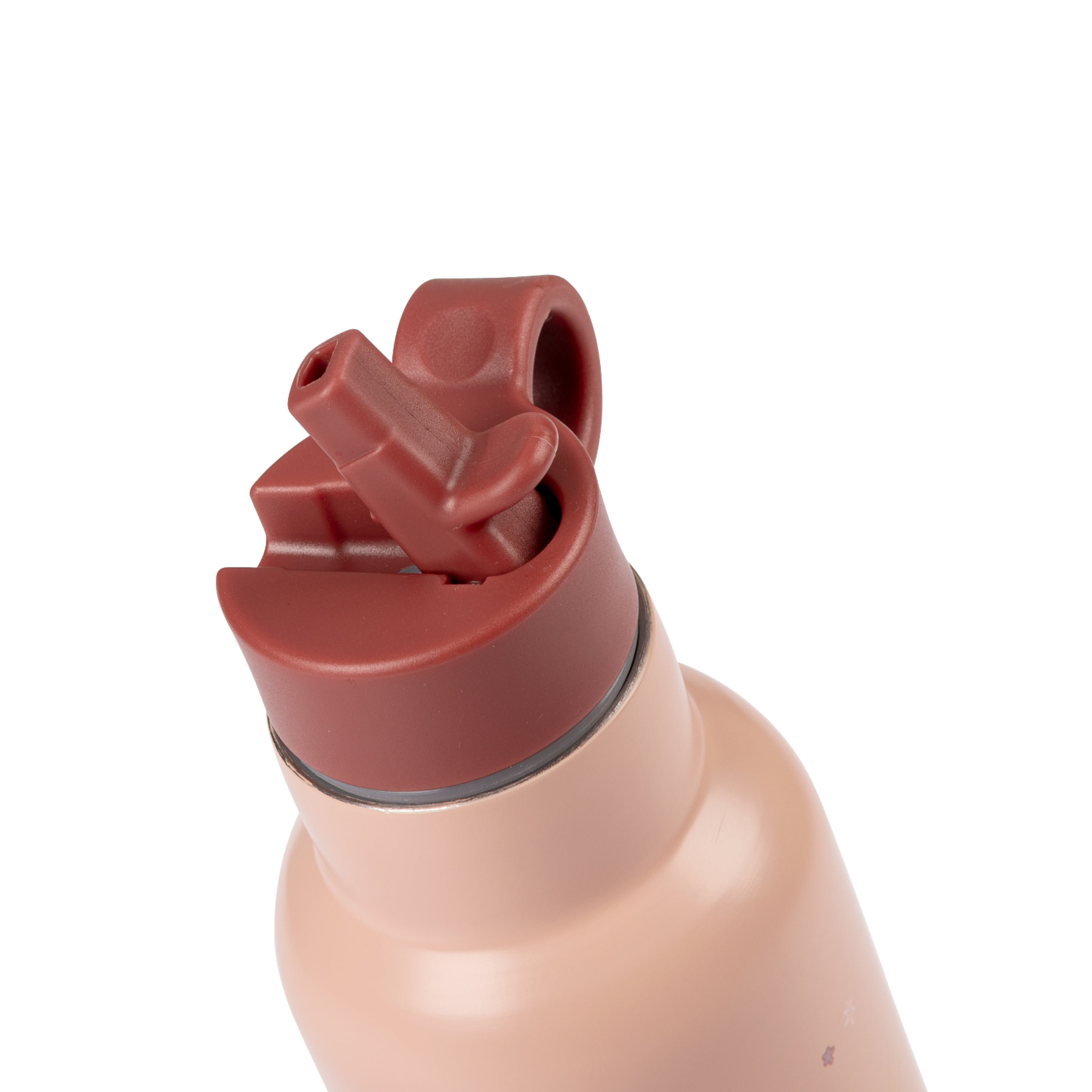 Stainless steel thermal water bottle with straw, After the rain