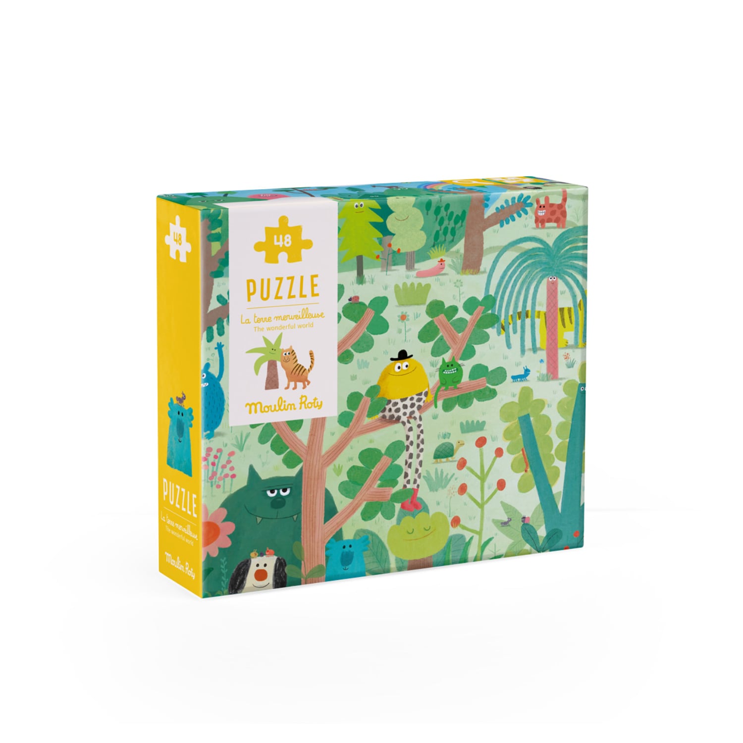 Moulin Roty | Puzzle La terra meravigliosa degli Schmouks, 48pz
