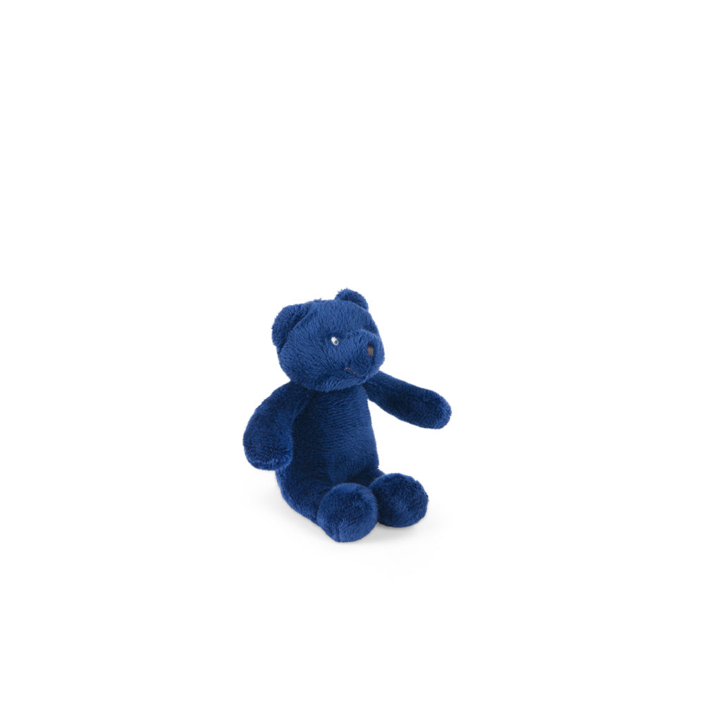 Small navy blue teddy bear plush Les P tits Doudous de l hopital