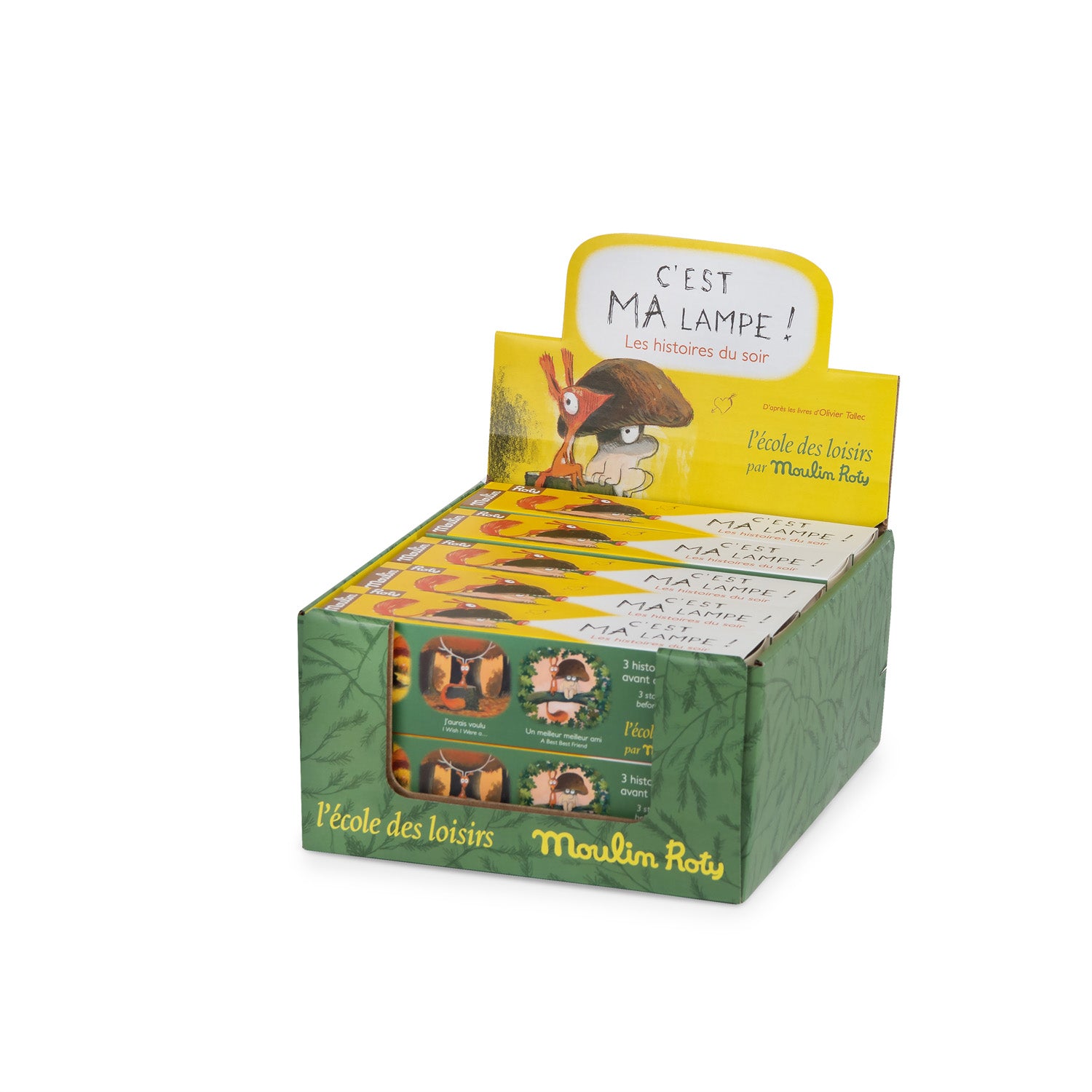 Moulin Roty | Lampada Proietta Storie della buonanotte, Scoiattolo