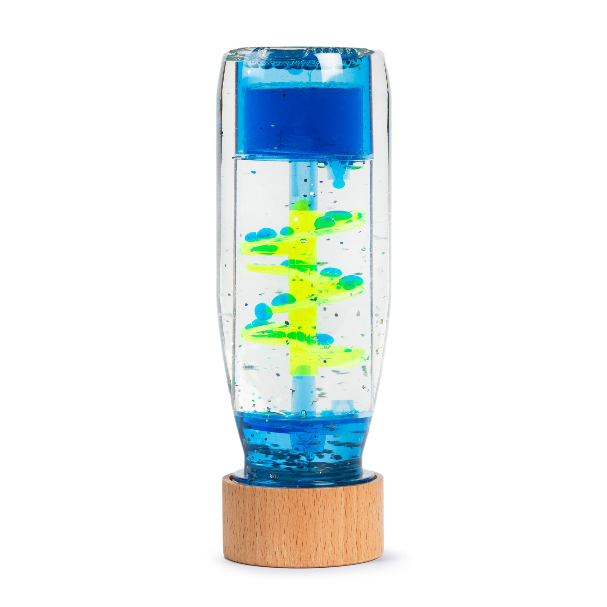 Sensory bottle Move Spiral blue