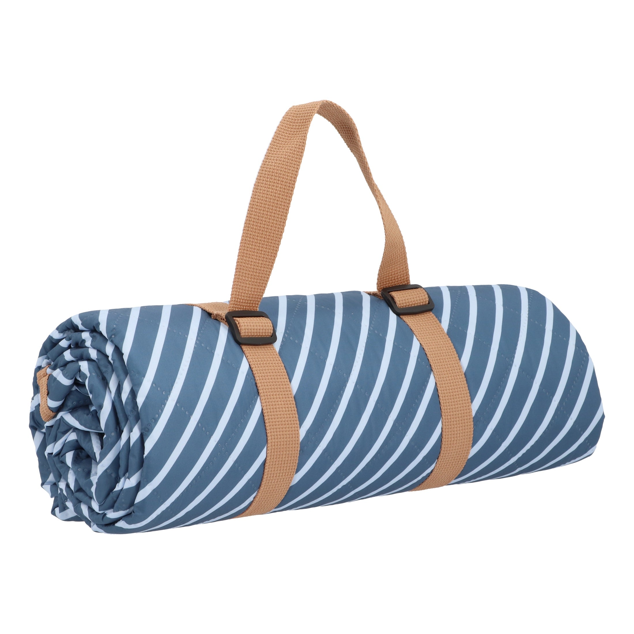 Coperta idrorepellente Picnic 140x170cm, Righe blu