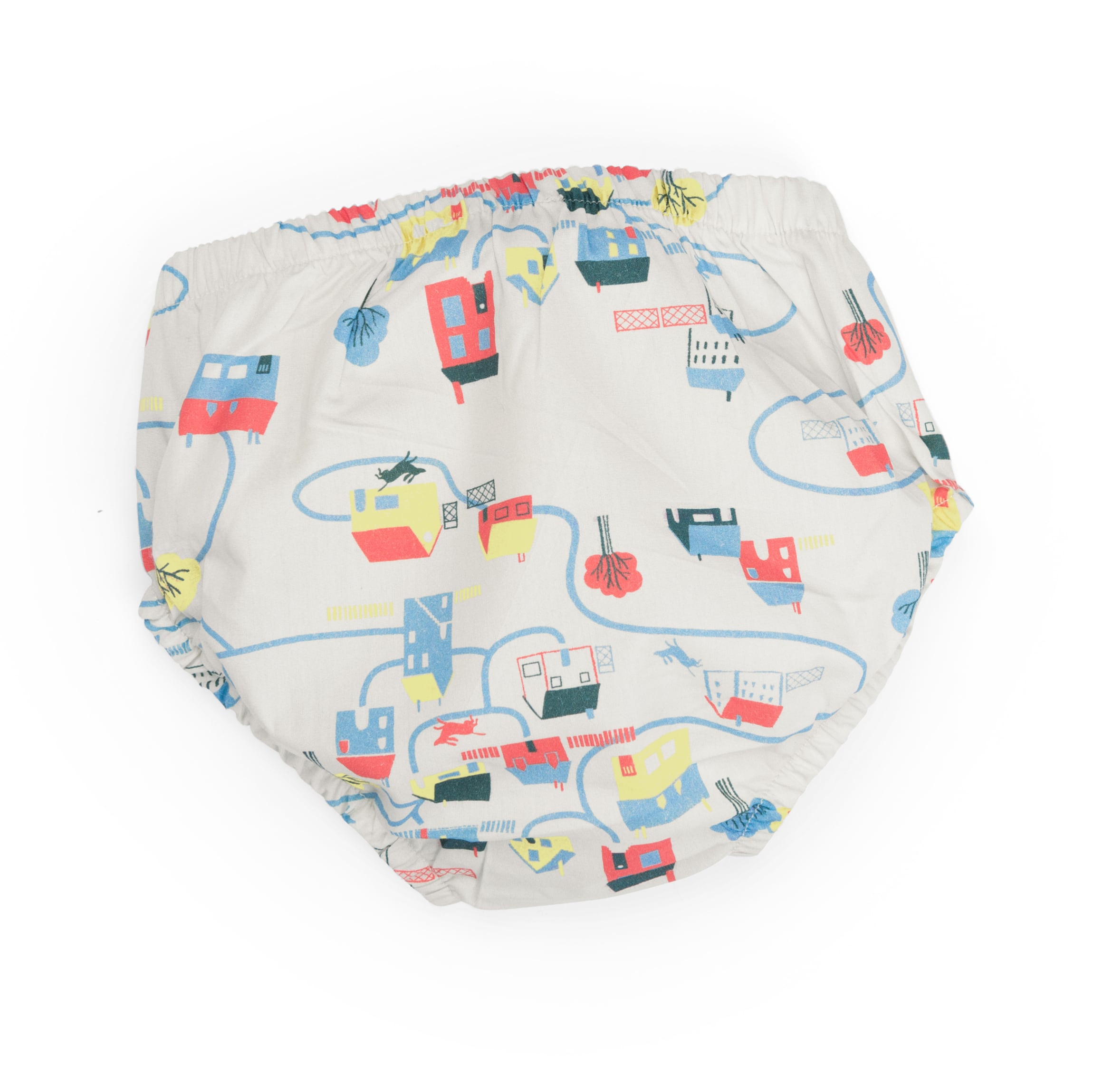 Organic cotton diaper cover landscape, Lili