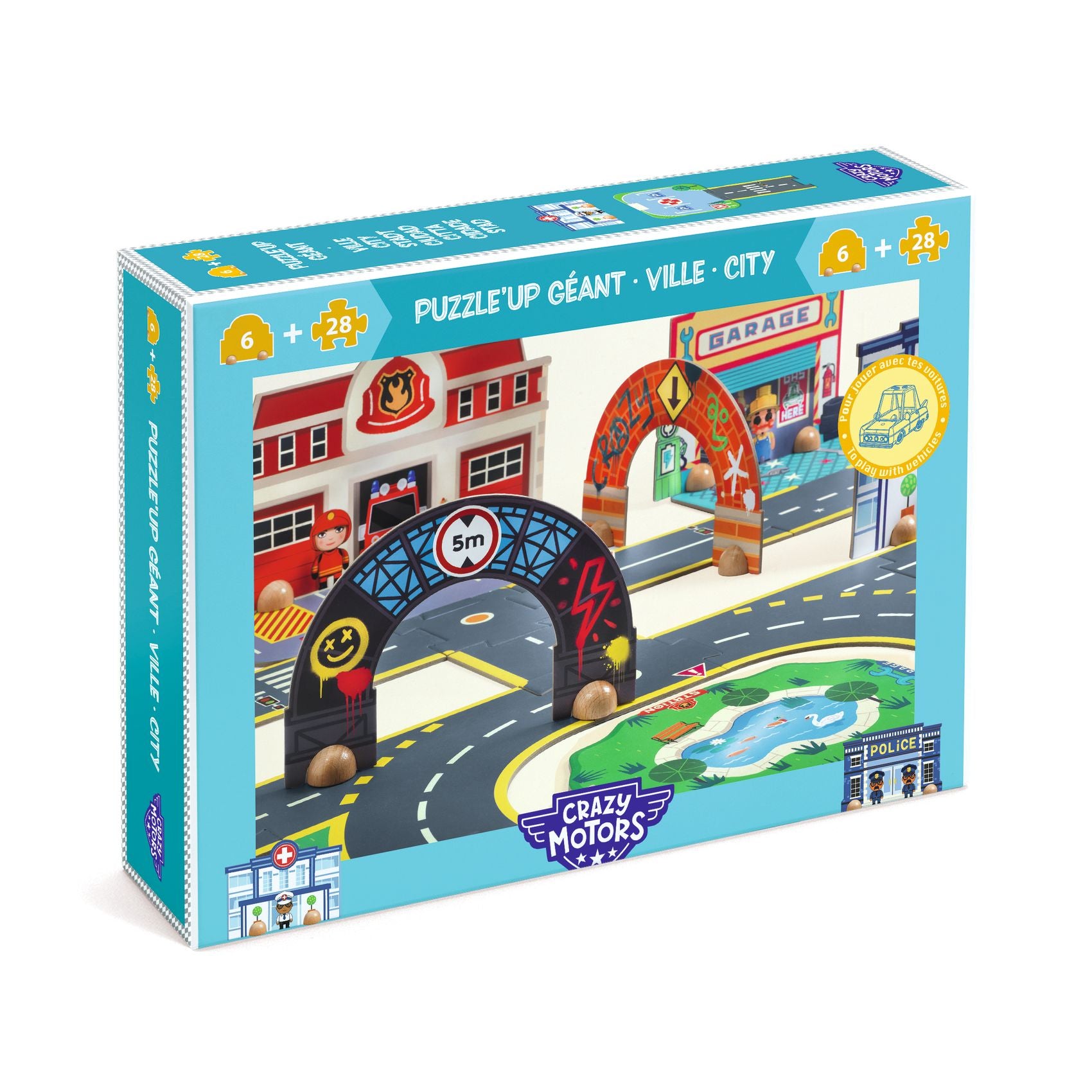 Mobiletto Modulare Tema Città - Playzone Italy