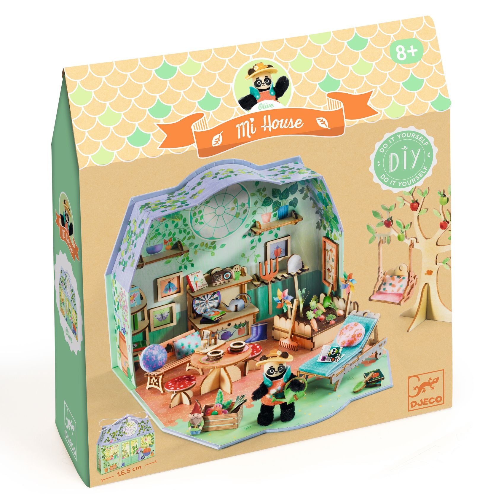 Miniature house to create, Mi house - Olive