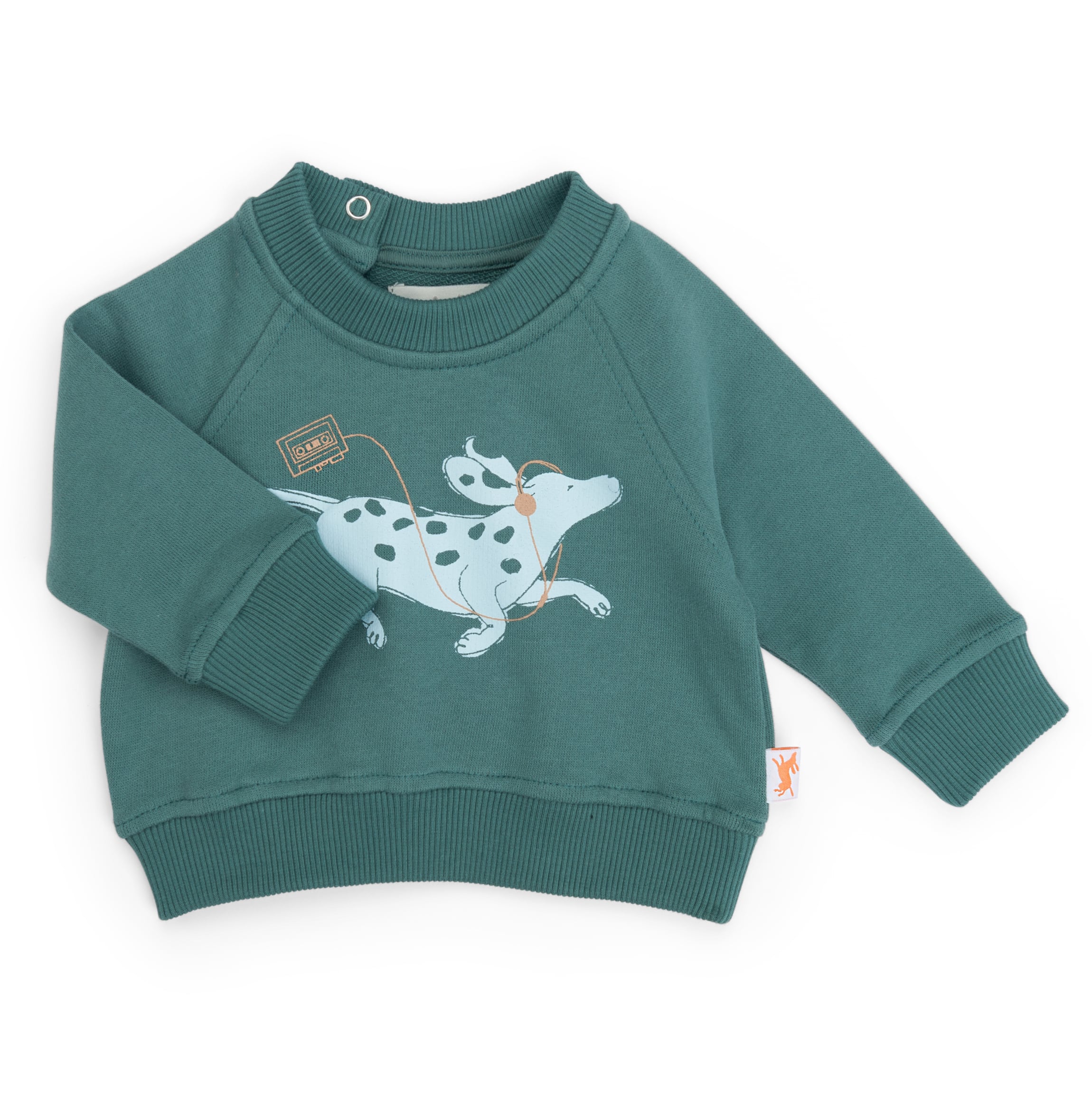 Artichoke Green Cotton Soft Sweatshirt, Lenny