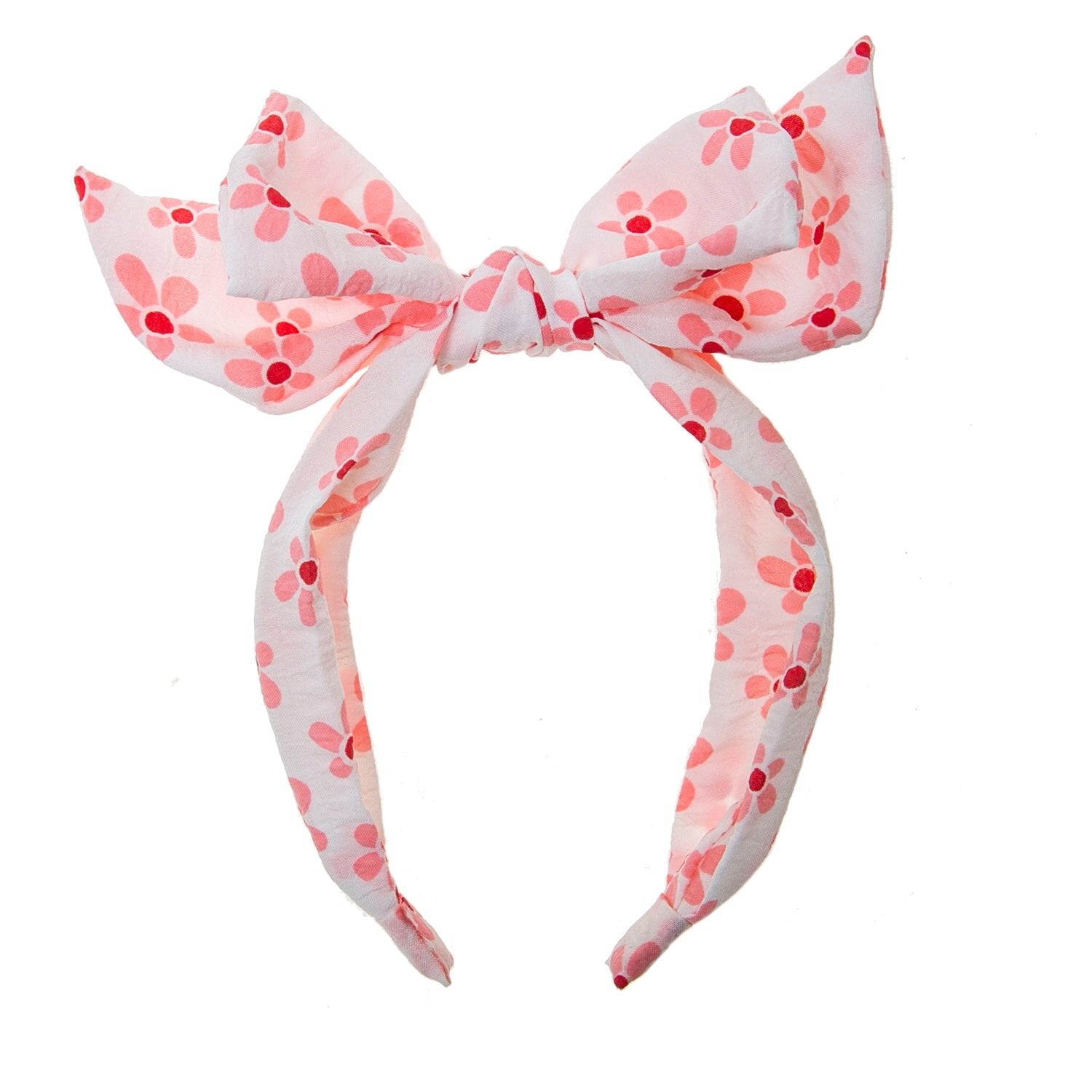 Headband with floral bow