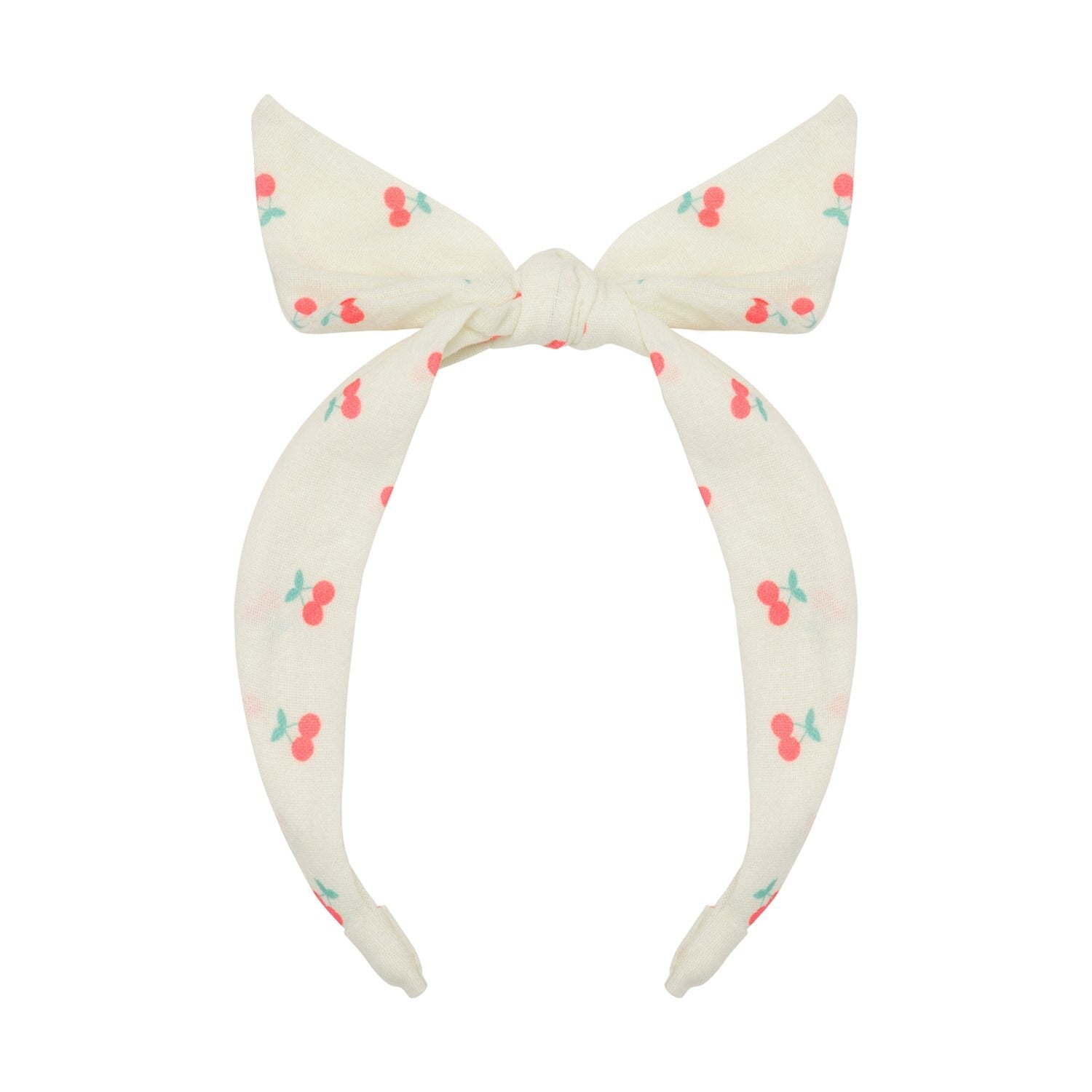 Headband with cherry bow