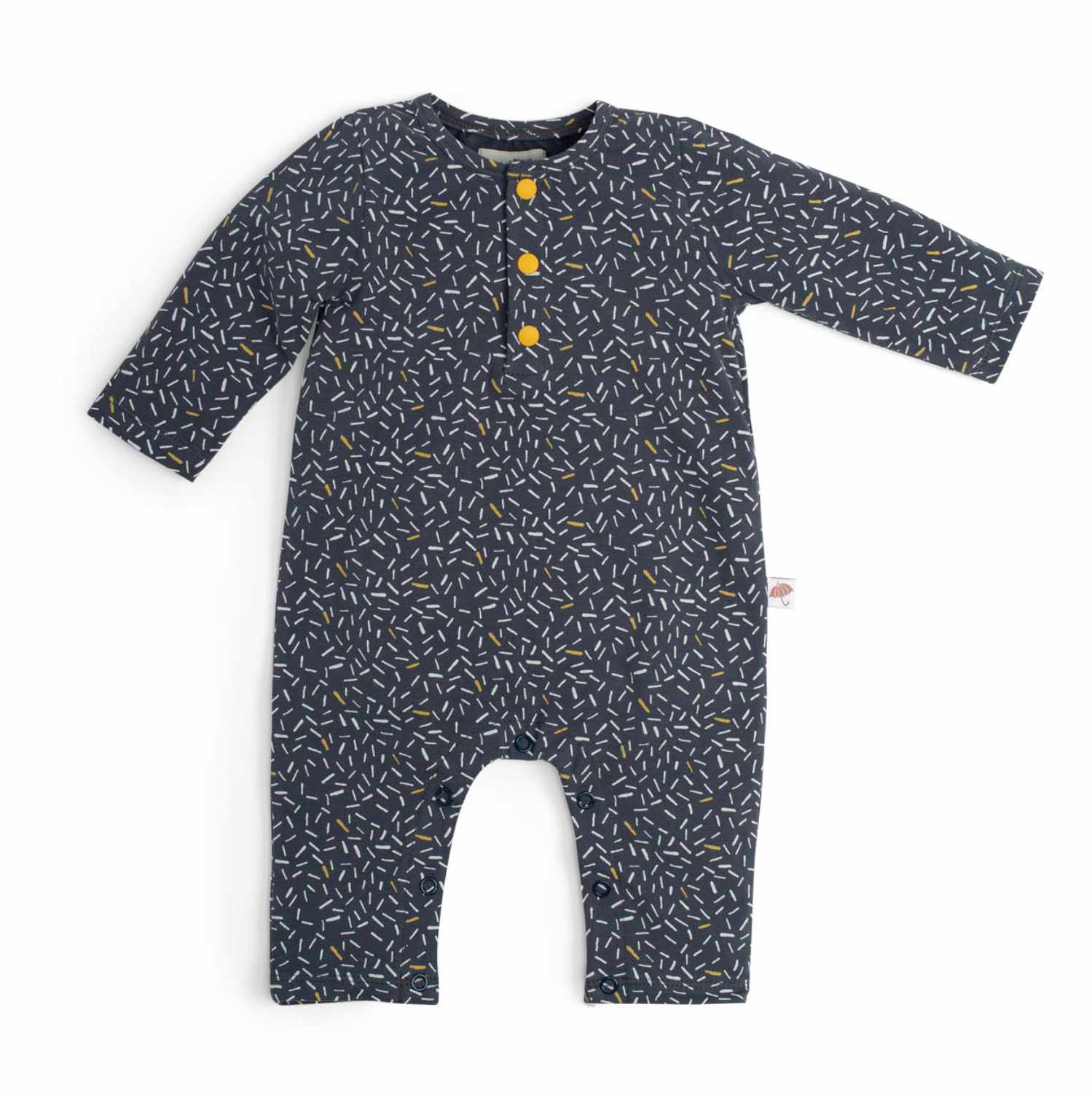 Tutina intera in caldo cotone blu scuro, Kalypso