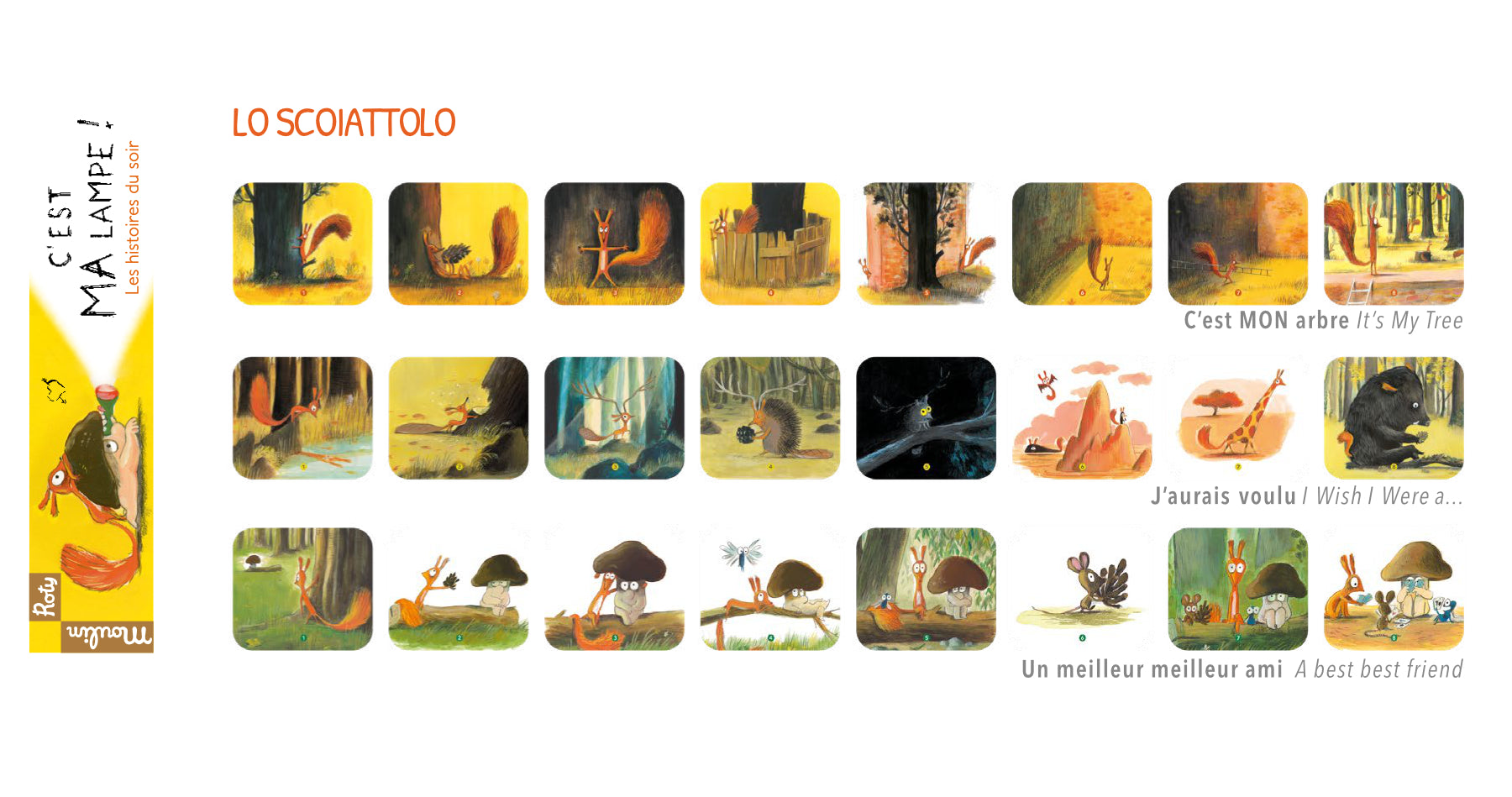 Lamp projects bedtime stories, Squirrel