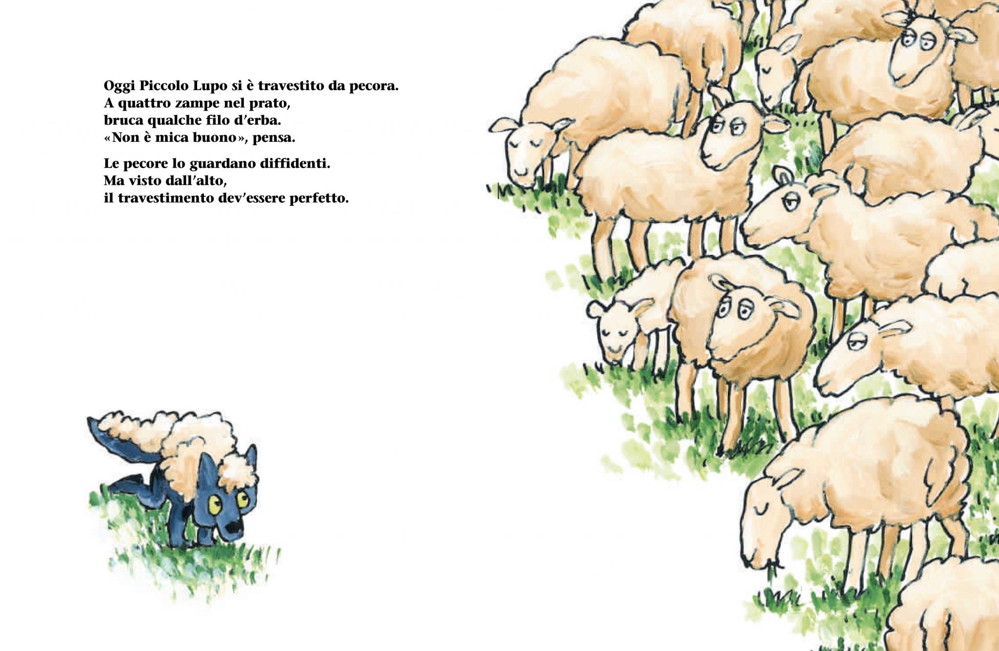 Book Il lupo che voleva essere una pecora - ITA