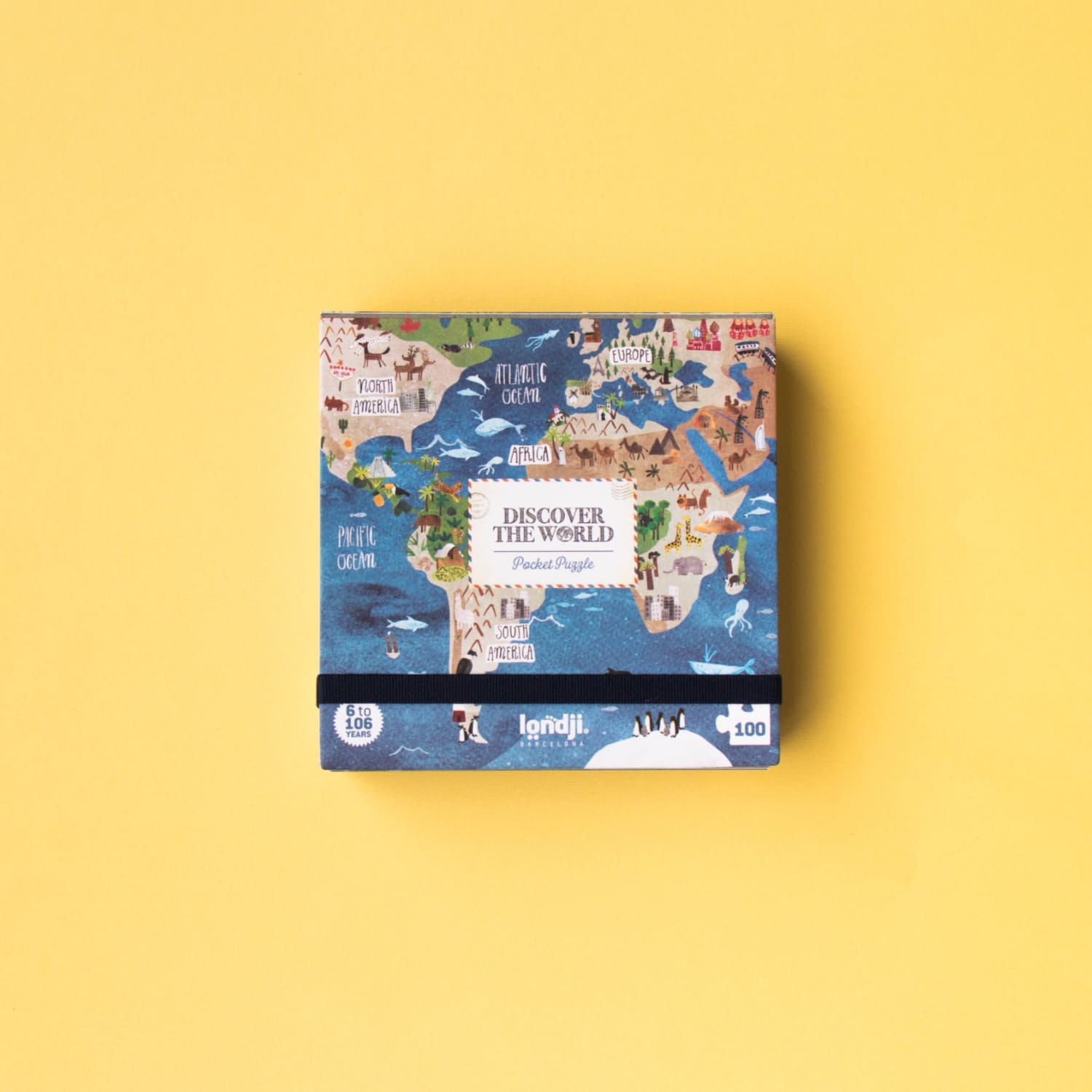 Puzzle tascabile World, 100pz