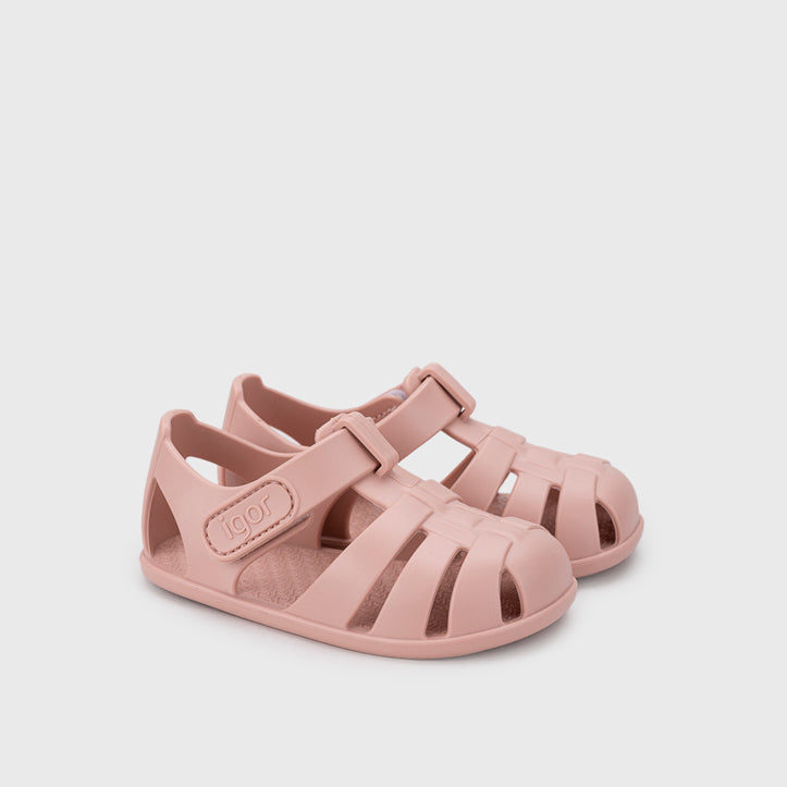 Barefoot Concept Beach Sandals, Blush
