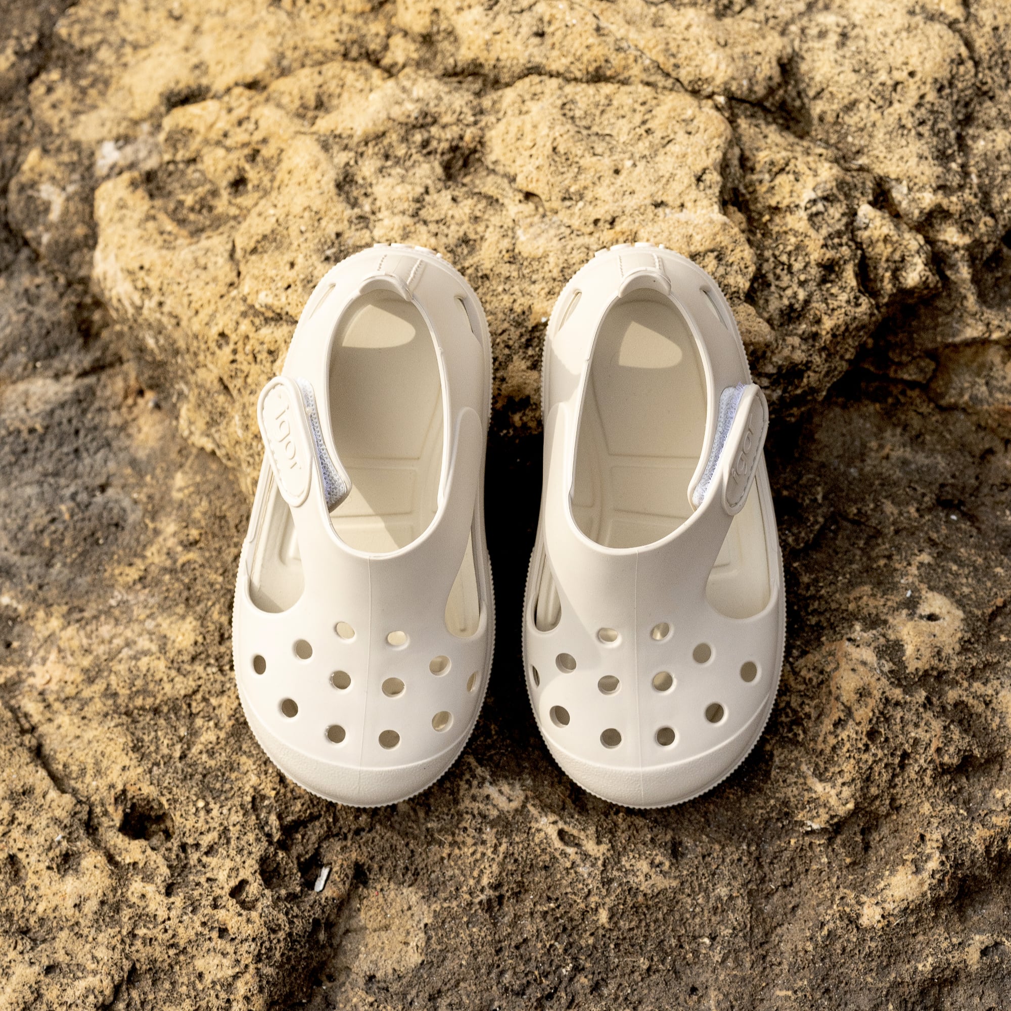 Soft rubber sandals, Surfi Ivory