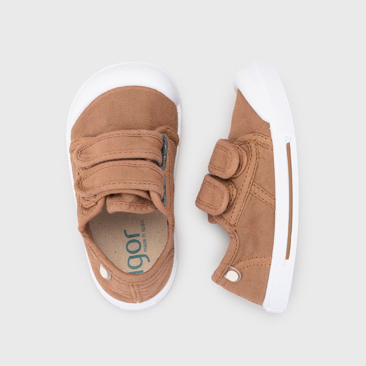 Barefoot Concept Canvas Shoes, Cinnamon