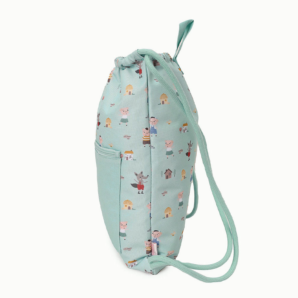 Sacca sportiva impermeabile, Three little pigs