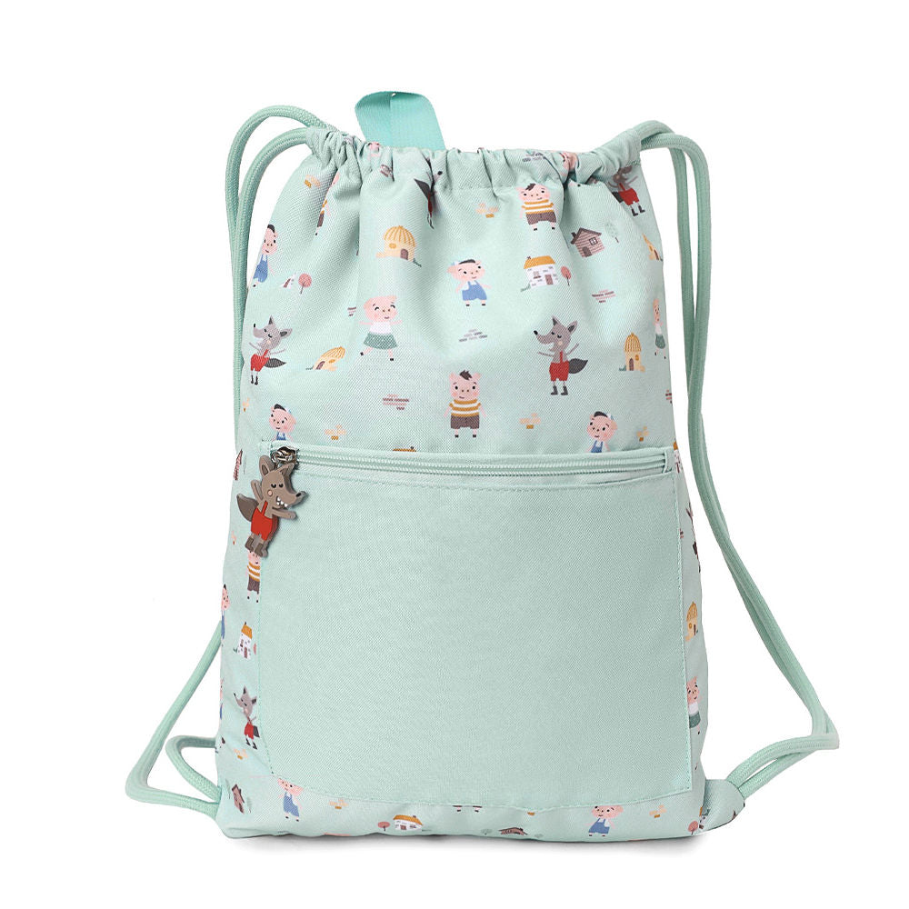 Sacca sportiva impermeabile, Three little pigs