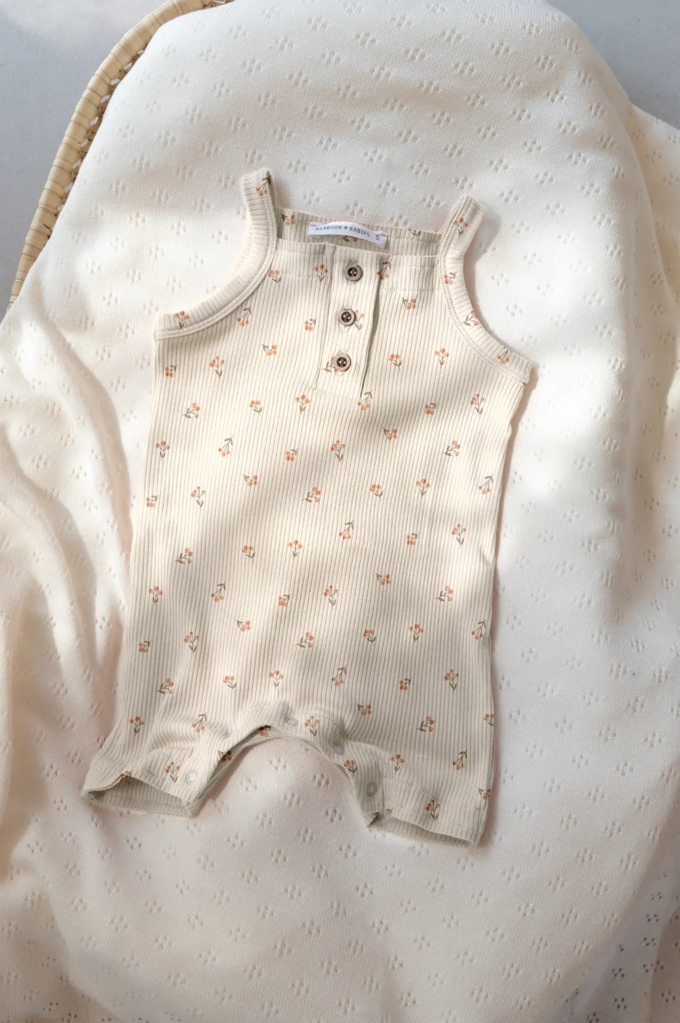 Bamboo and organic cotton tank top, Rosehip