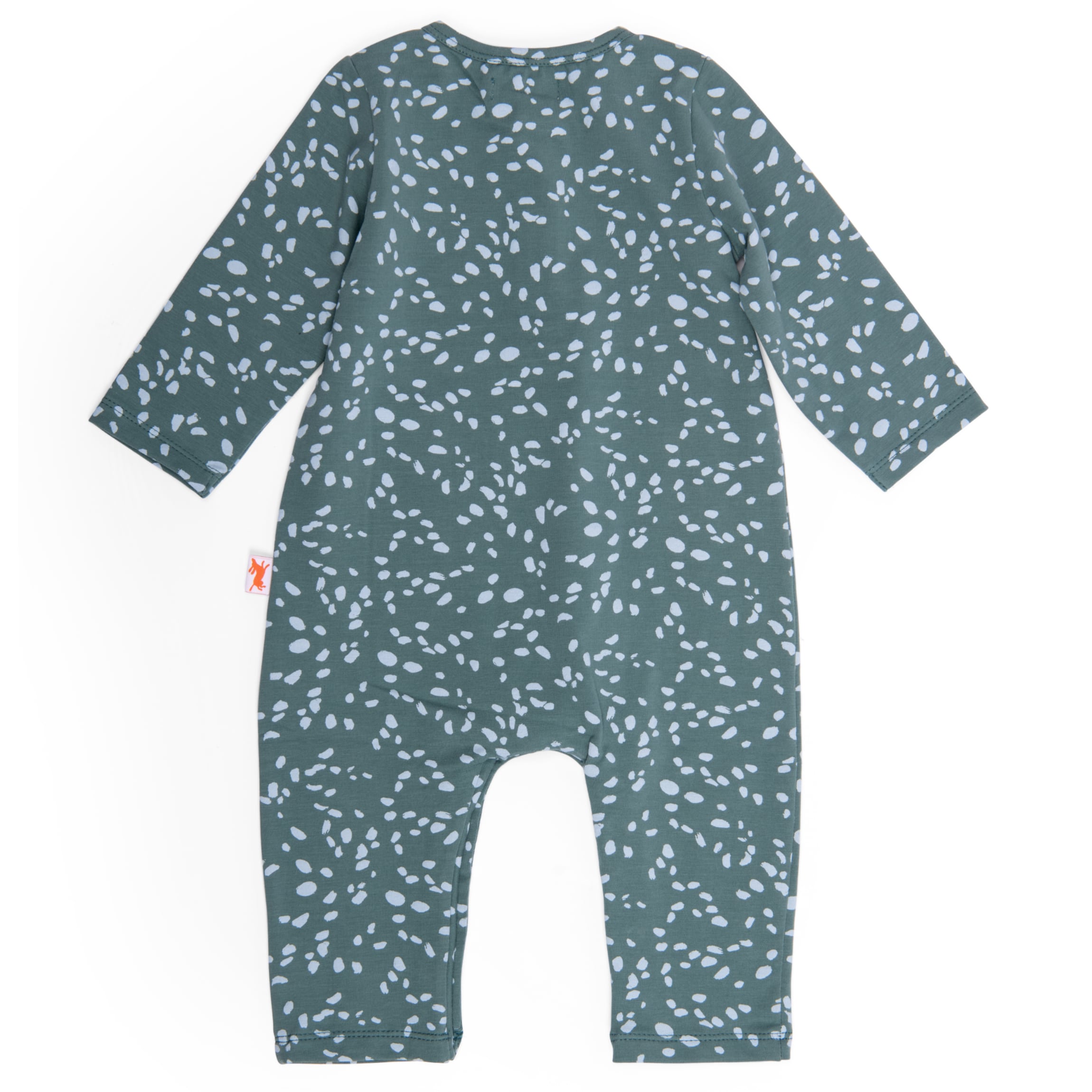 Peach-handed onesie, Leon