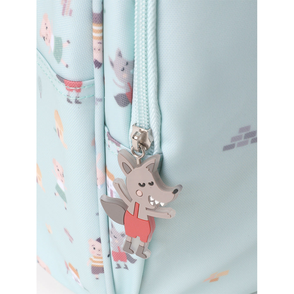 Zaino A4 impermeabile, Three little pigs