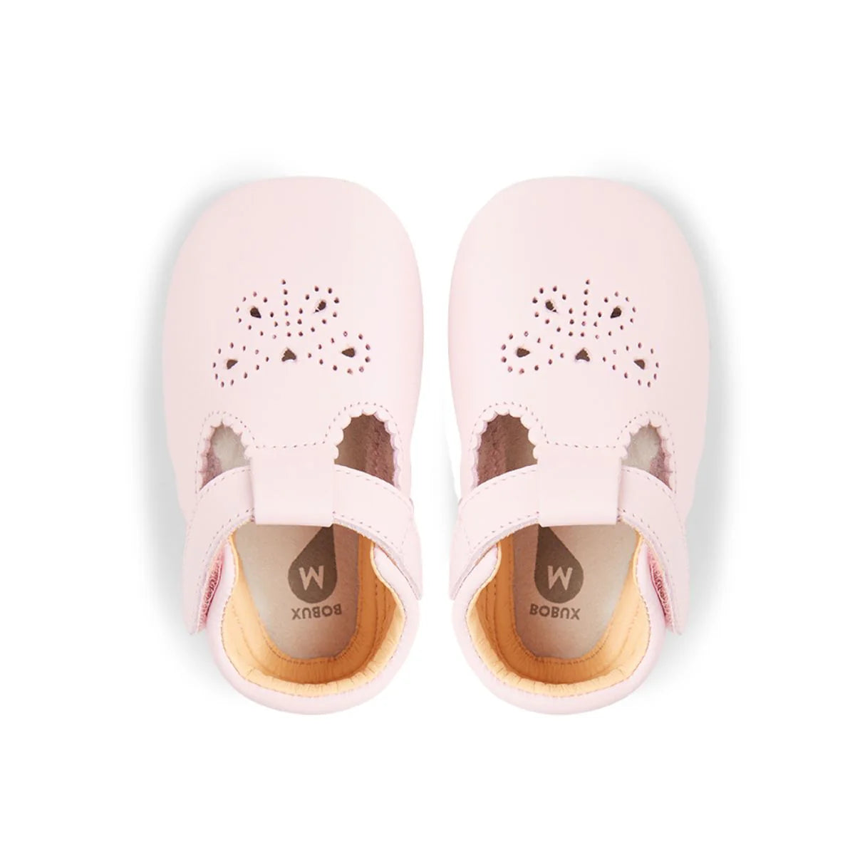 Babbucce in pelle morbida, Flutterheart Parfait Pink