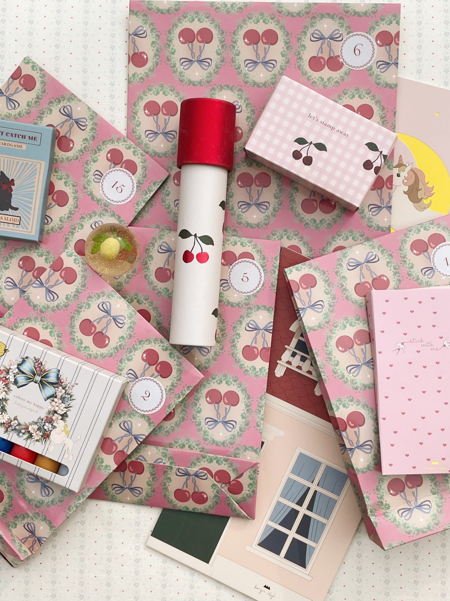 Calendario dell'avvento Konges Slojd, Scatole 24 regali bambina