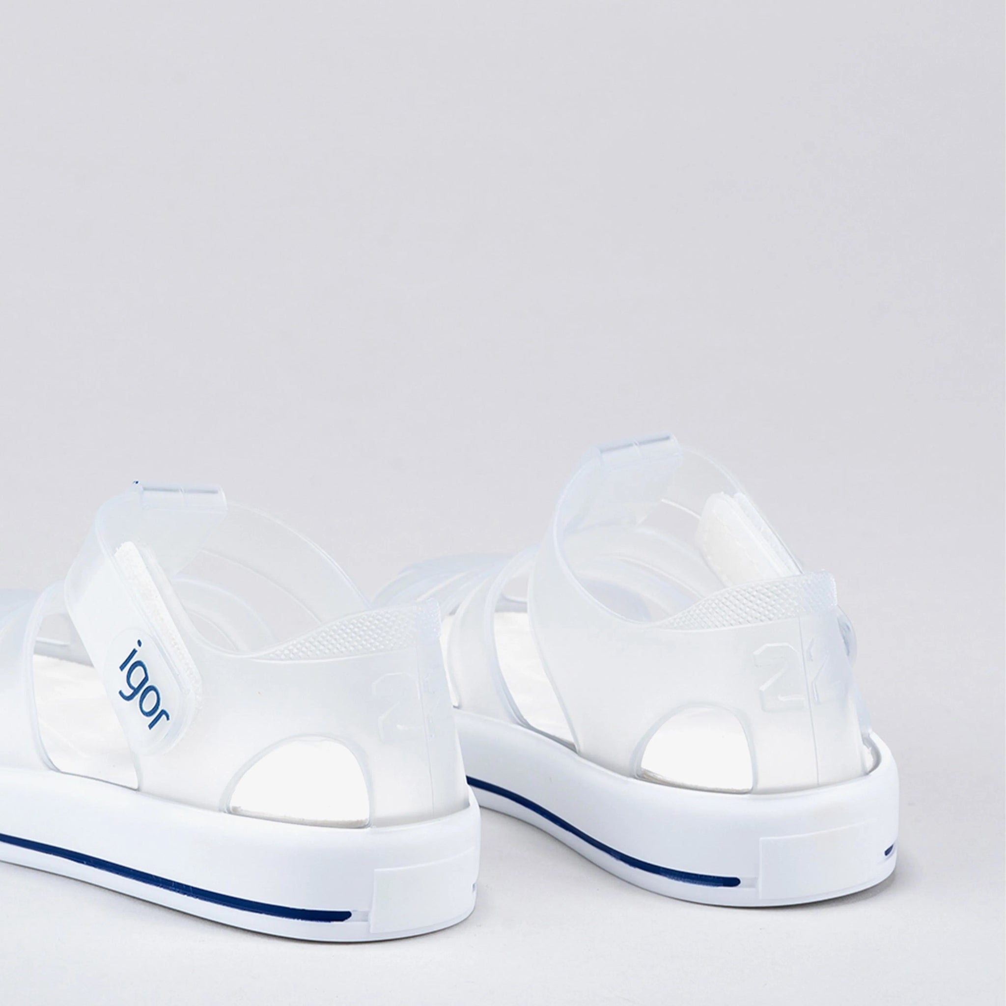 Beach Sandals, Transparent Jelly