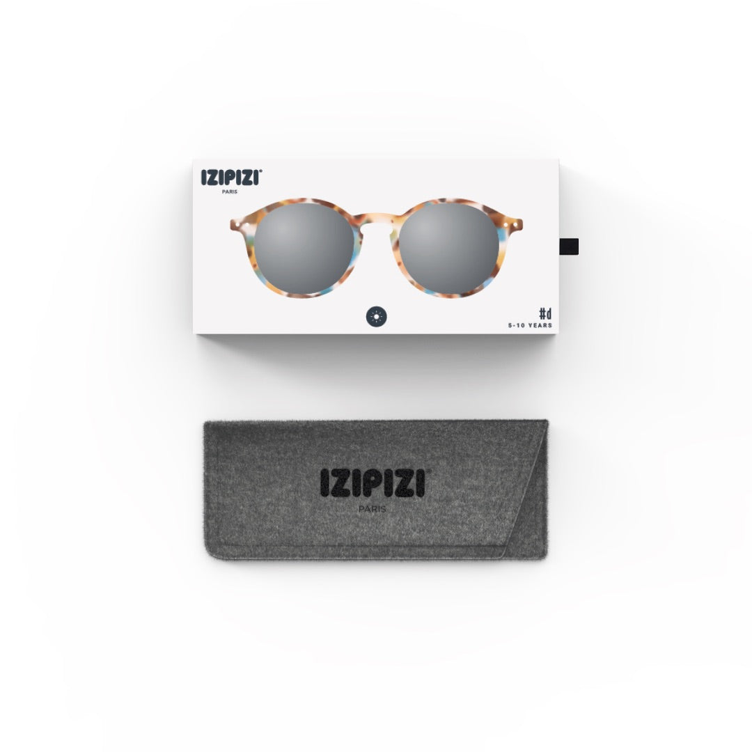 Izipizi Occhiali da sole bambini flessibili, 5-10 anni Blu tartarugato
