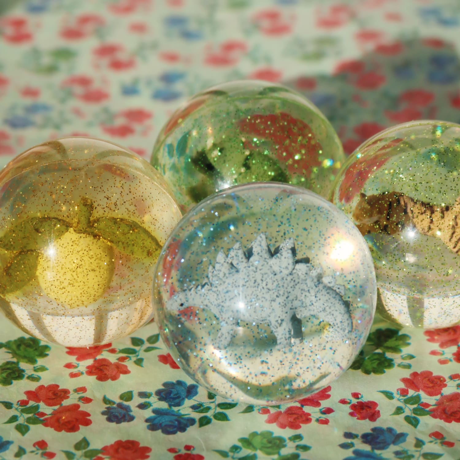 Bouncing Ball, Set of 2 - Lemon and Tiger