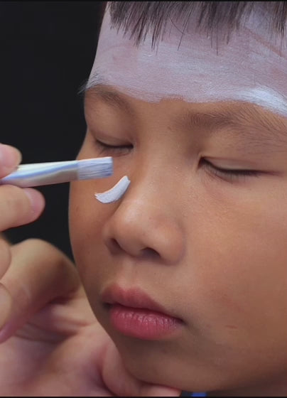 Organic Face Painting Colors for Kids 3 Colors, Pumpkin and Skeleton