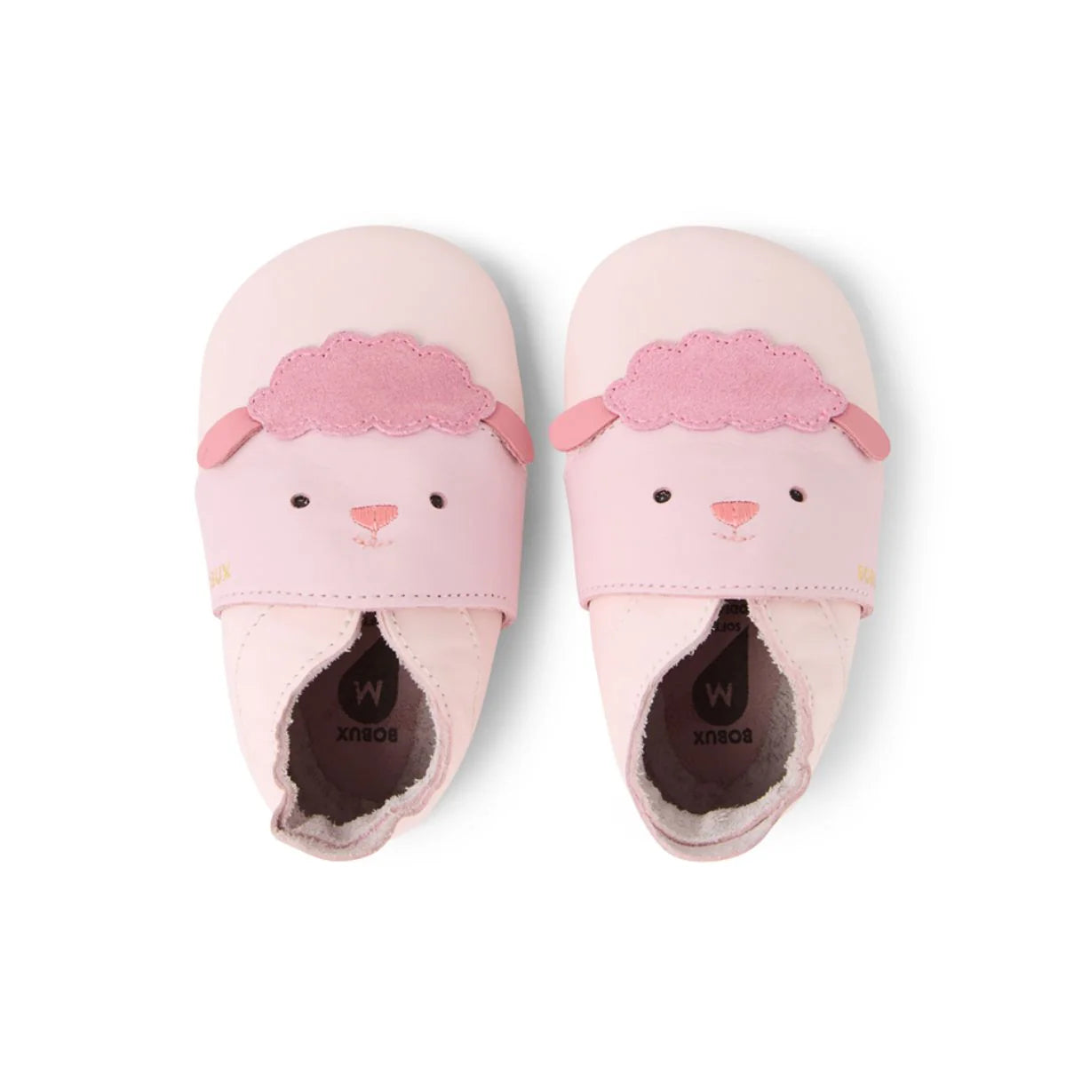 Babbucce in pelle morbida, Binky Sheep Pink