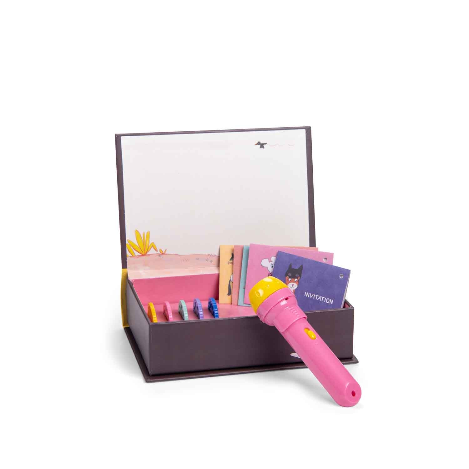 Moulin Roty | Cofanetto Lampada Proietta Storie, Billy