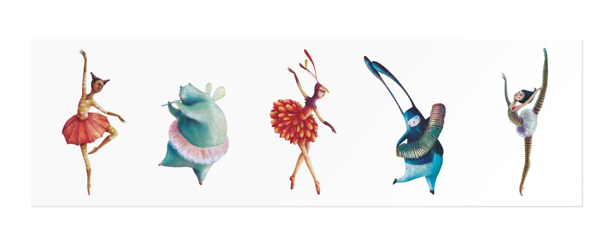 Londji | Ballerina - 10 Tatuaggi Temporanei per bambini